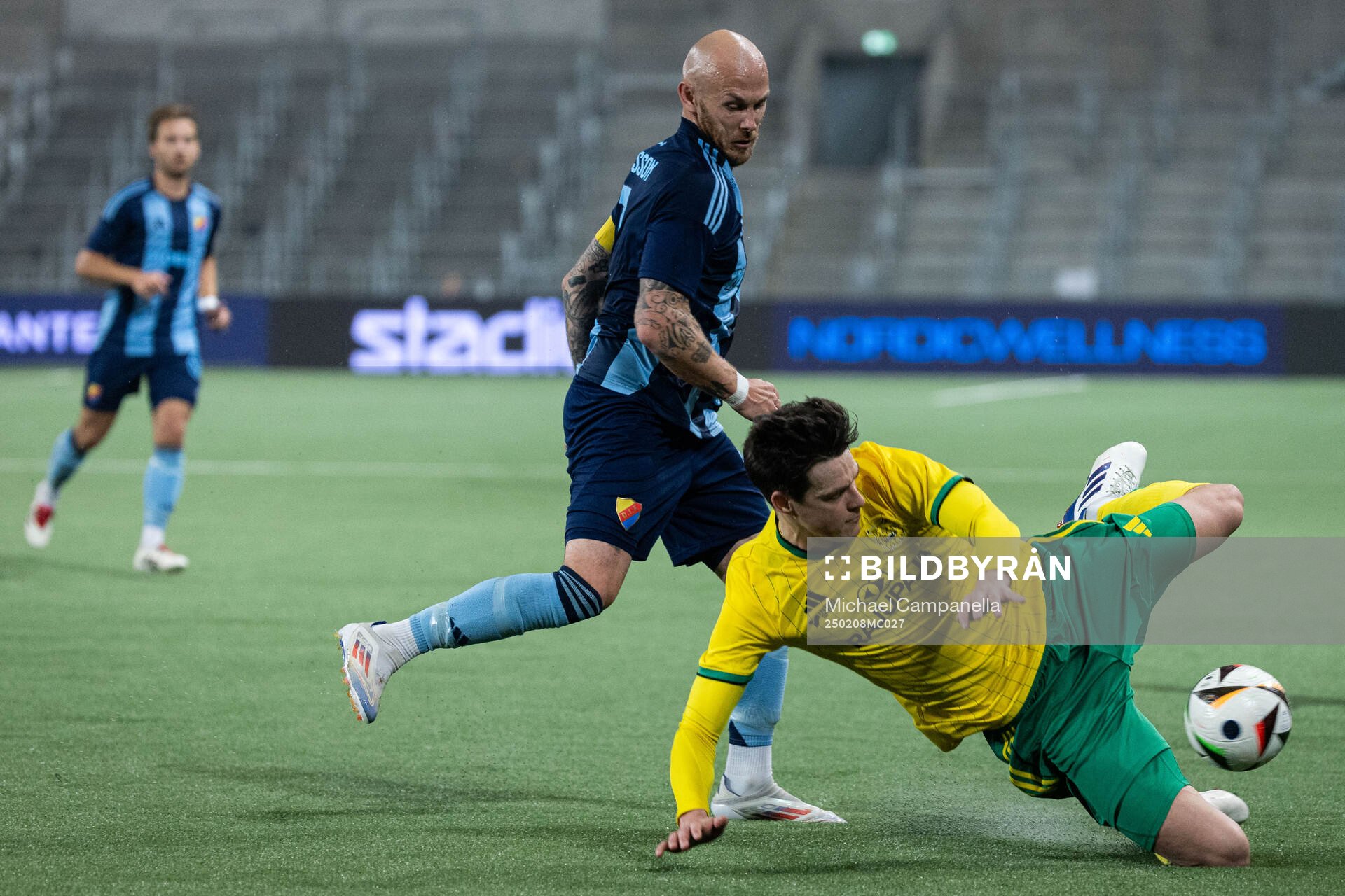Djurgårdens Magnus Eriksson och Ilves Sauli Väisänen