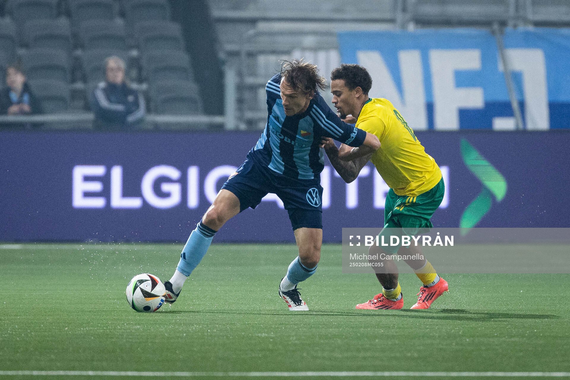 Djurgårdens Albin Ekdal och Ilves Maksim Stjopin