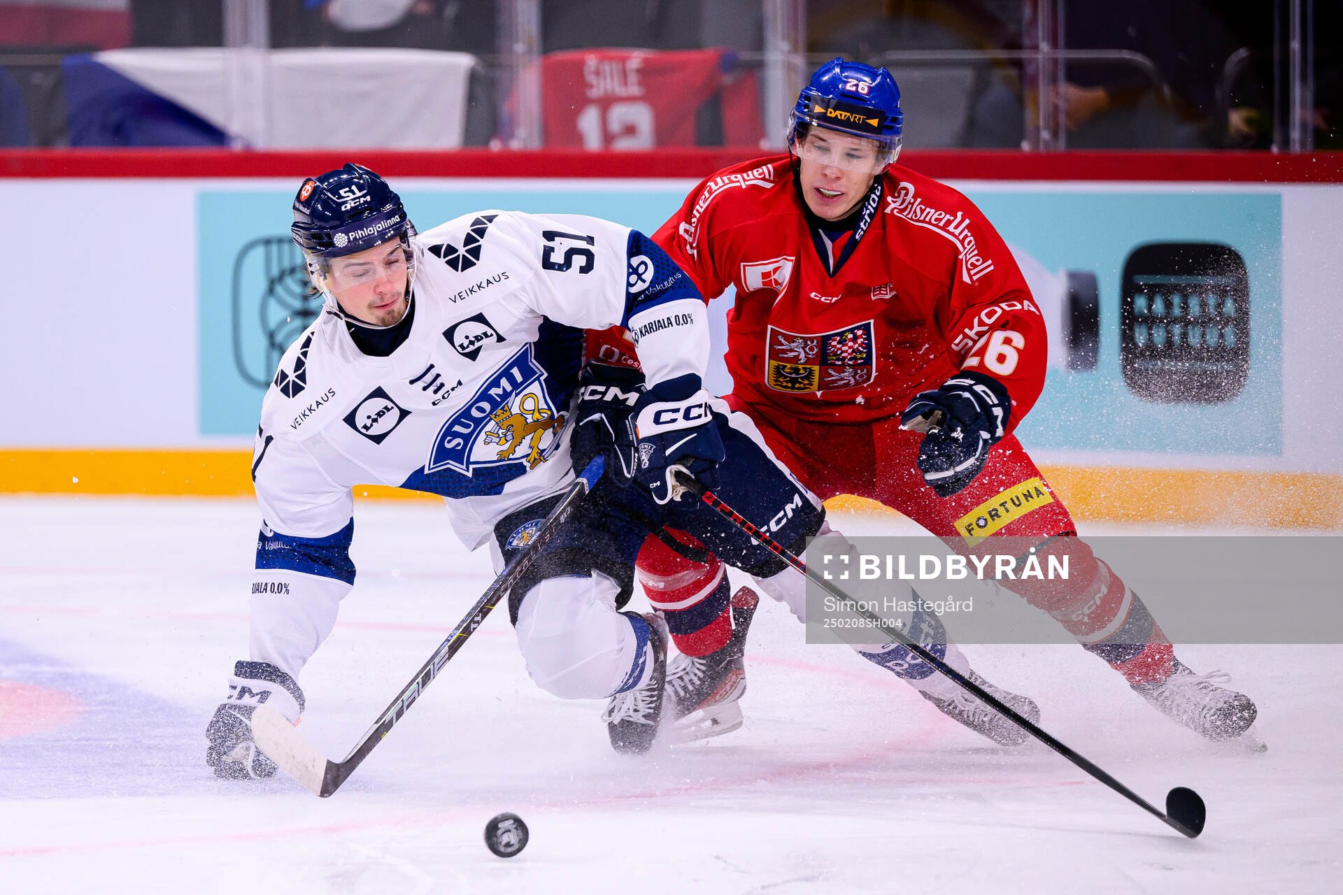 Markus Nurmi of Finland and Jiri Tichacek of Czech Republic