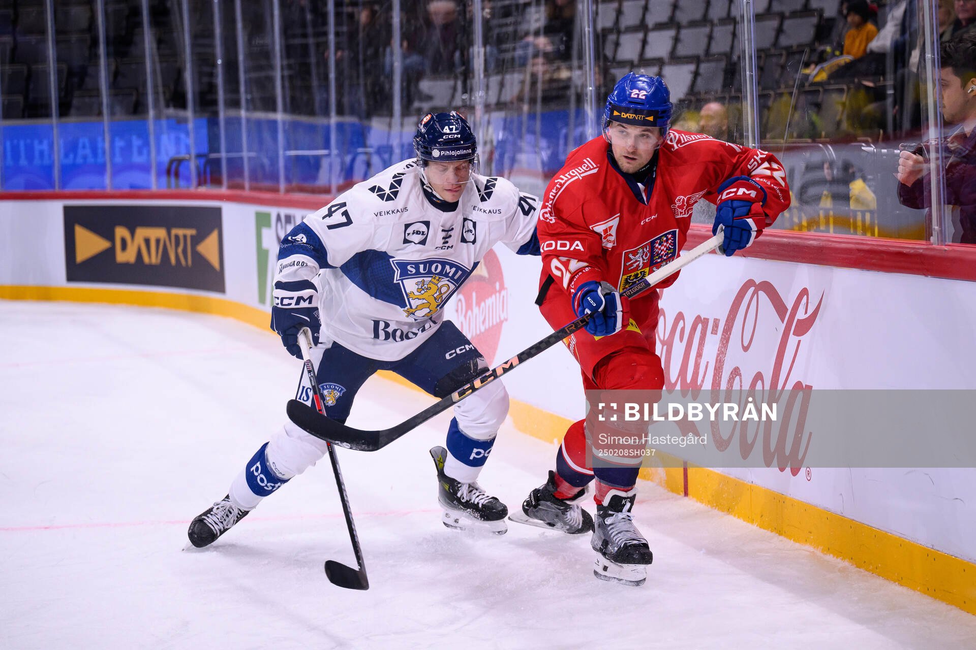 Atro Leppänen of Finland and Kristian Reichel of Czech