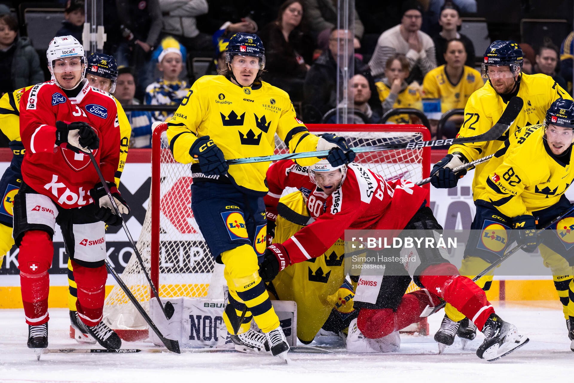 Marcus Sörensen of Sweden and Nicolas Baechler of