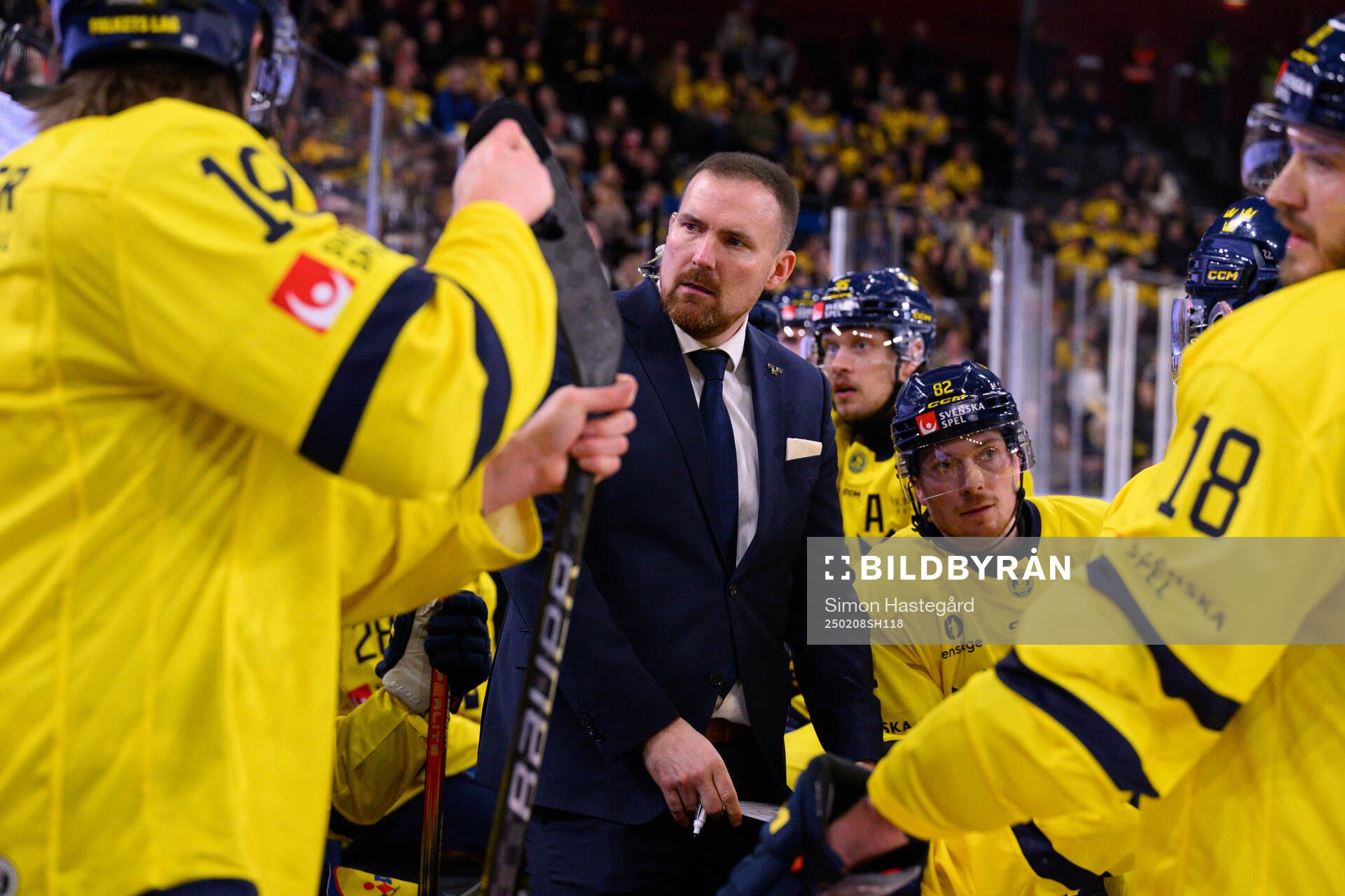 Assistant coach Gereon Dahlgren of Sweden