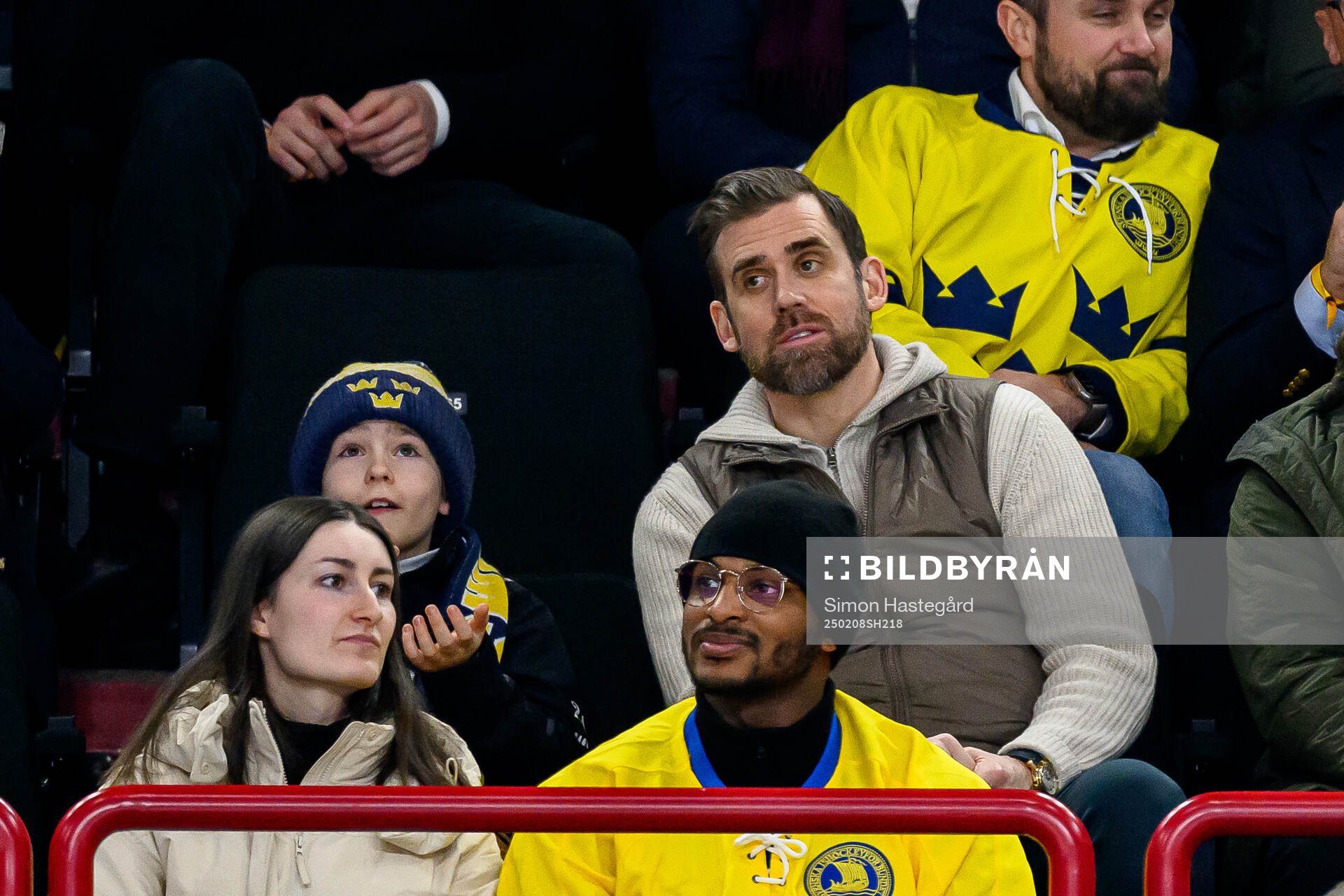Henrik Zetterberg in the stands