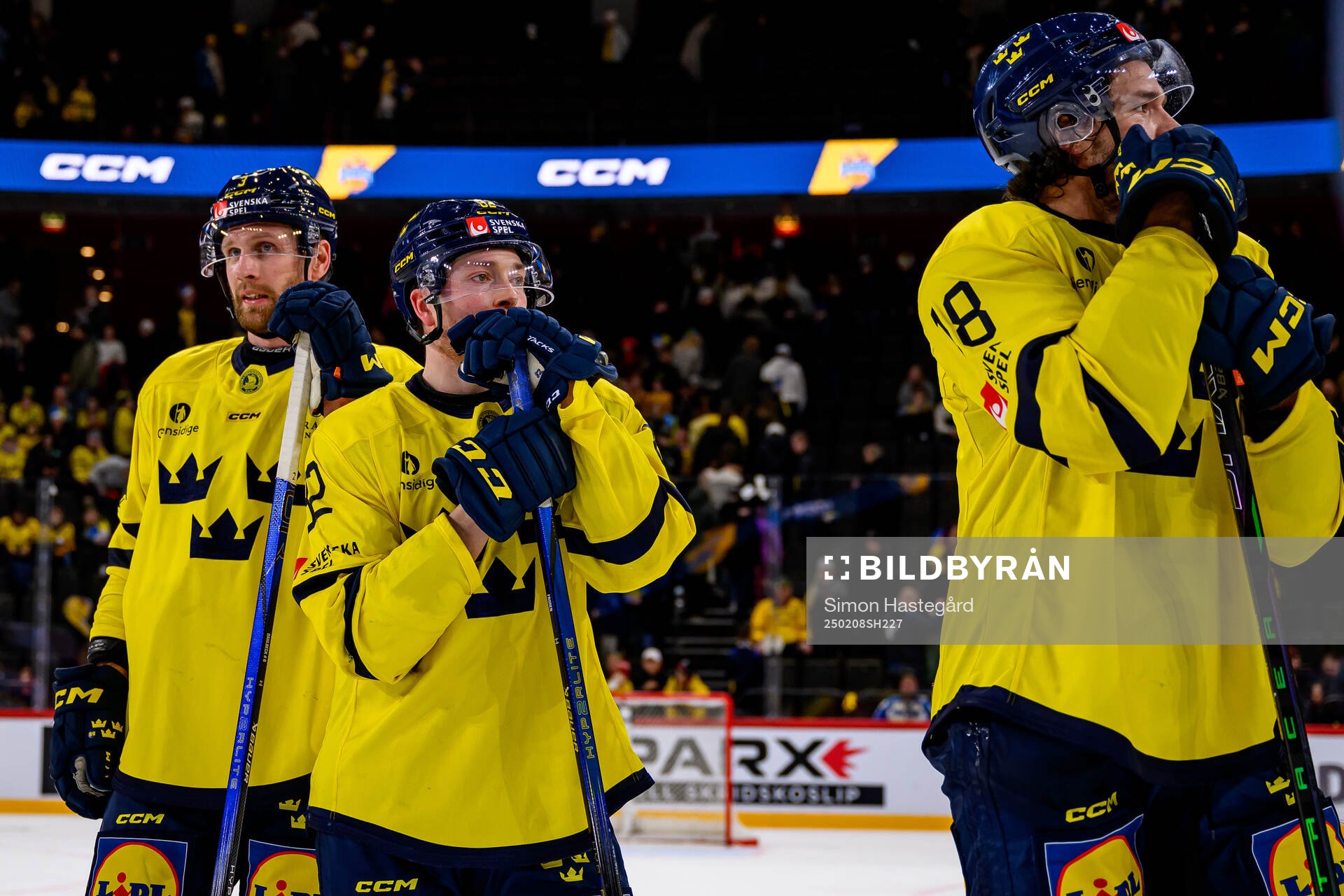 Klas Dahlbeck, Jesper Frödén and Dennis Everberg of