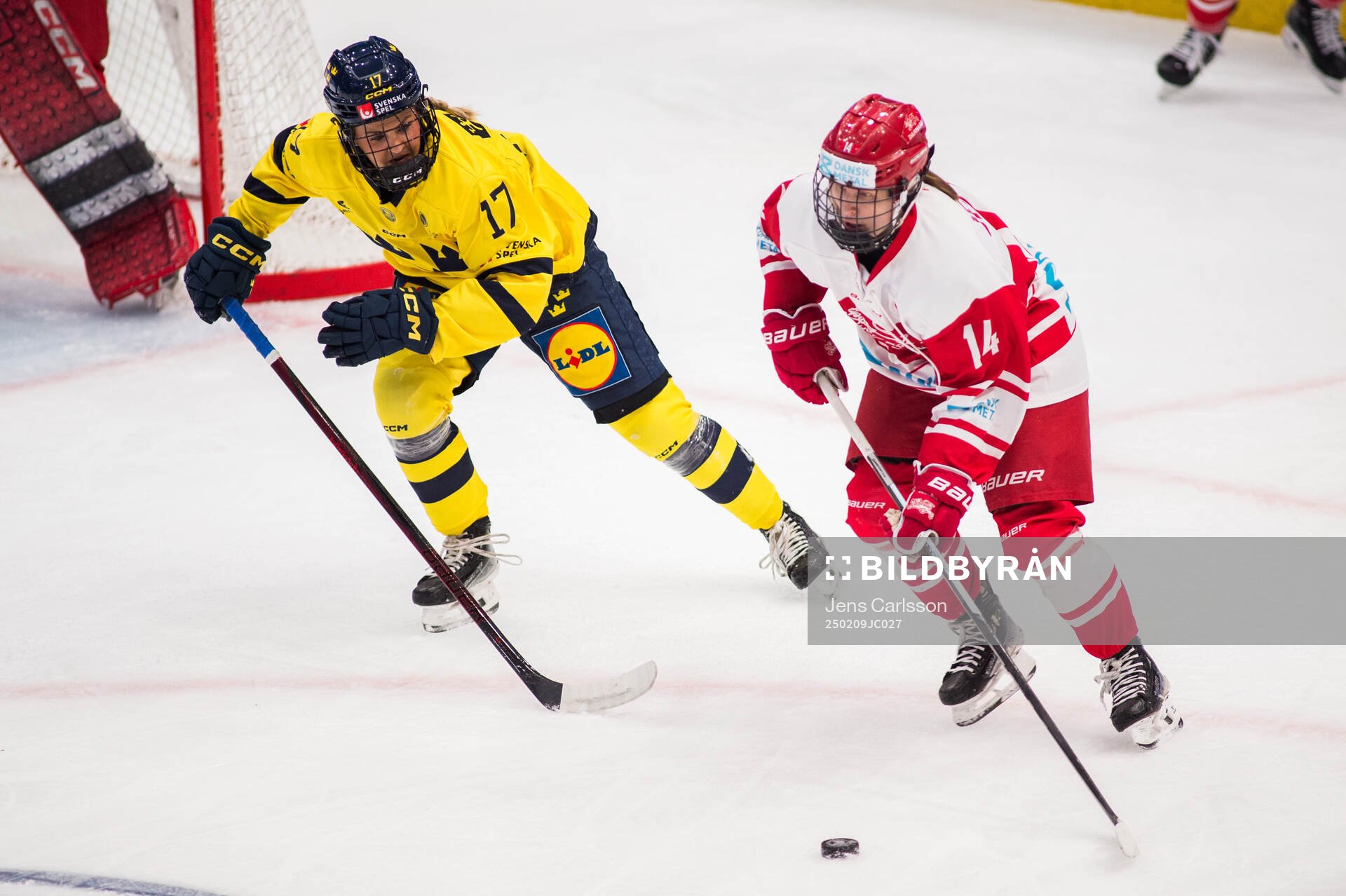Sofie Lundin of Sweden and Nicoline Söndergaard Jensen of