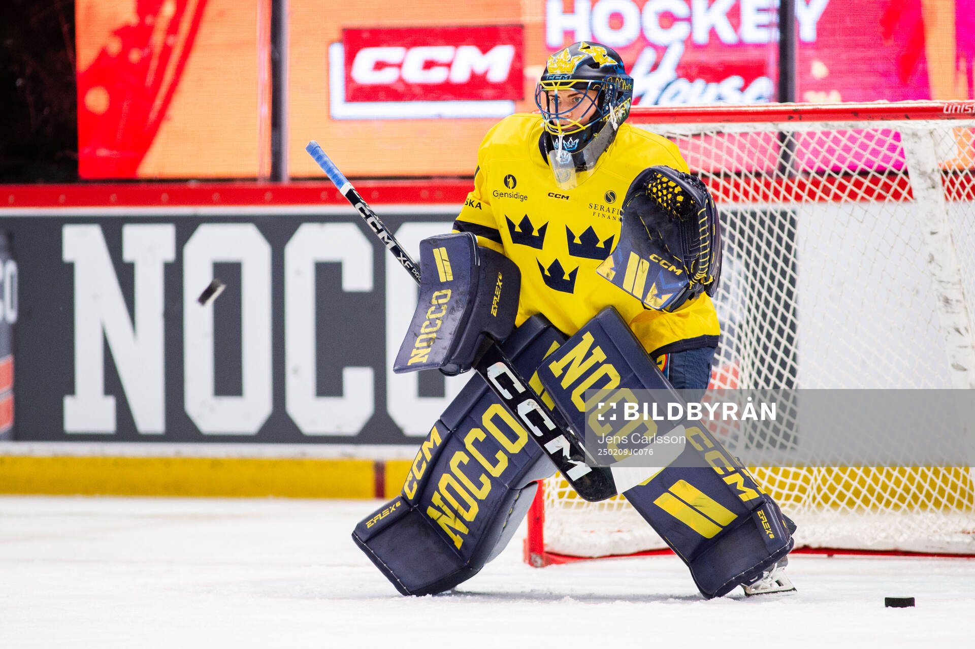 Goaltender Ida Boman of Sweden