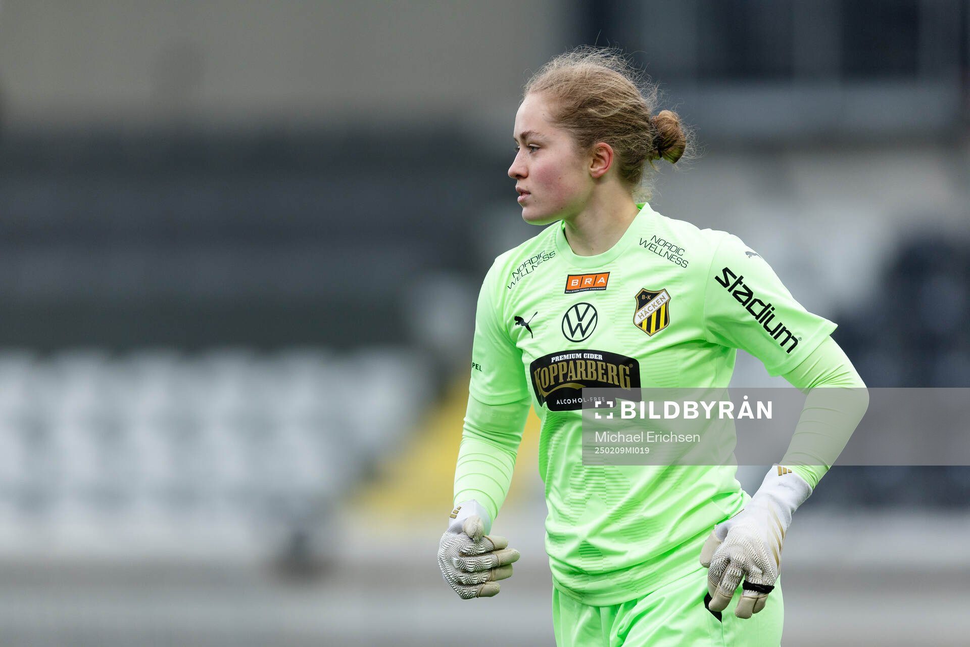 Häckens målvakt Fanney Birkisdottir