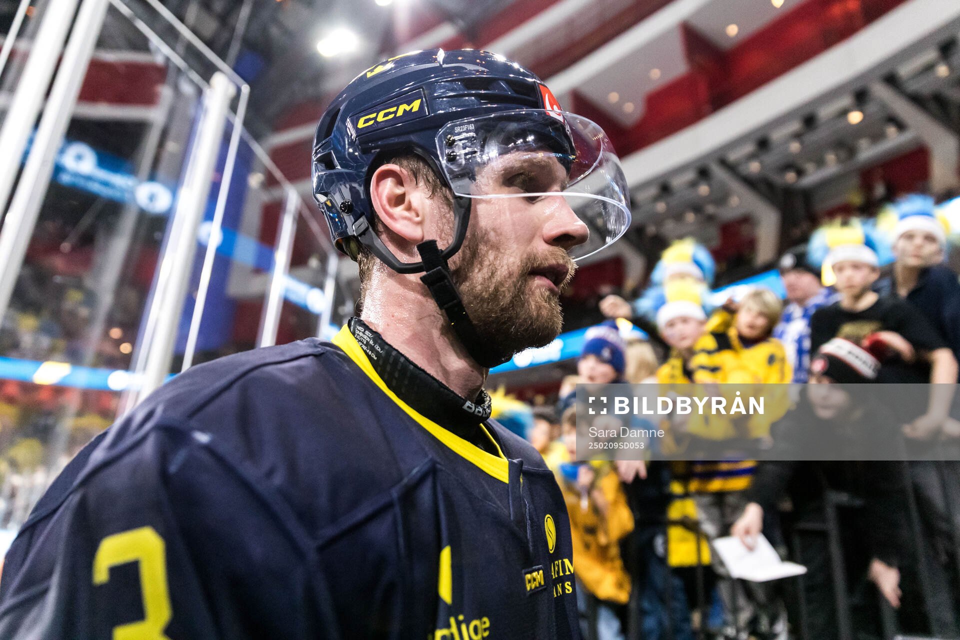 Klas Dahlbeck of Sweden looks dejected