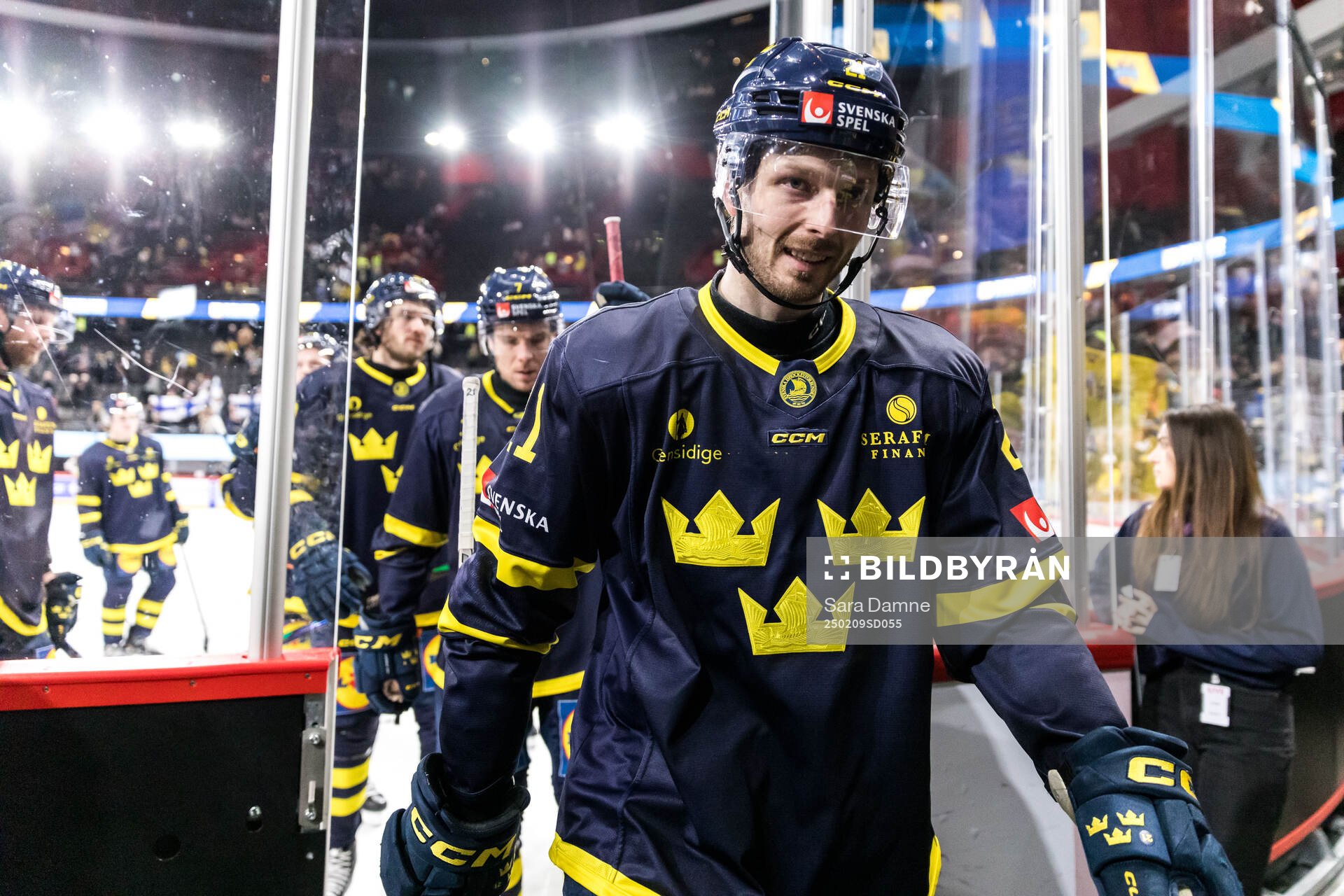 Christoffer Ehn of Sweden looks dejected