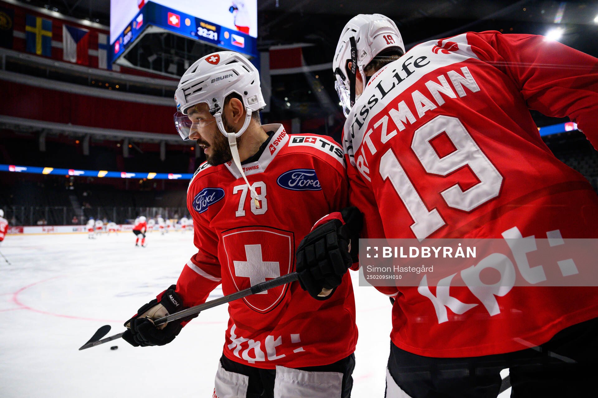 Luca Fazzini and Fabian Ritzmann of Switzerland