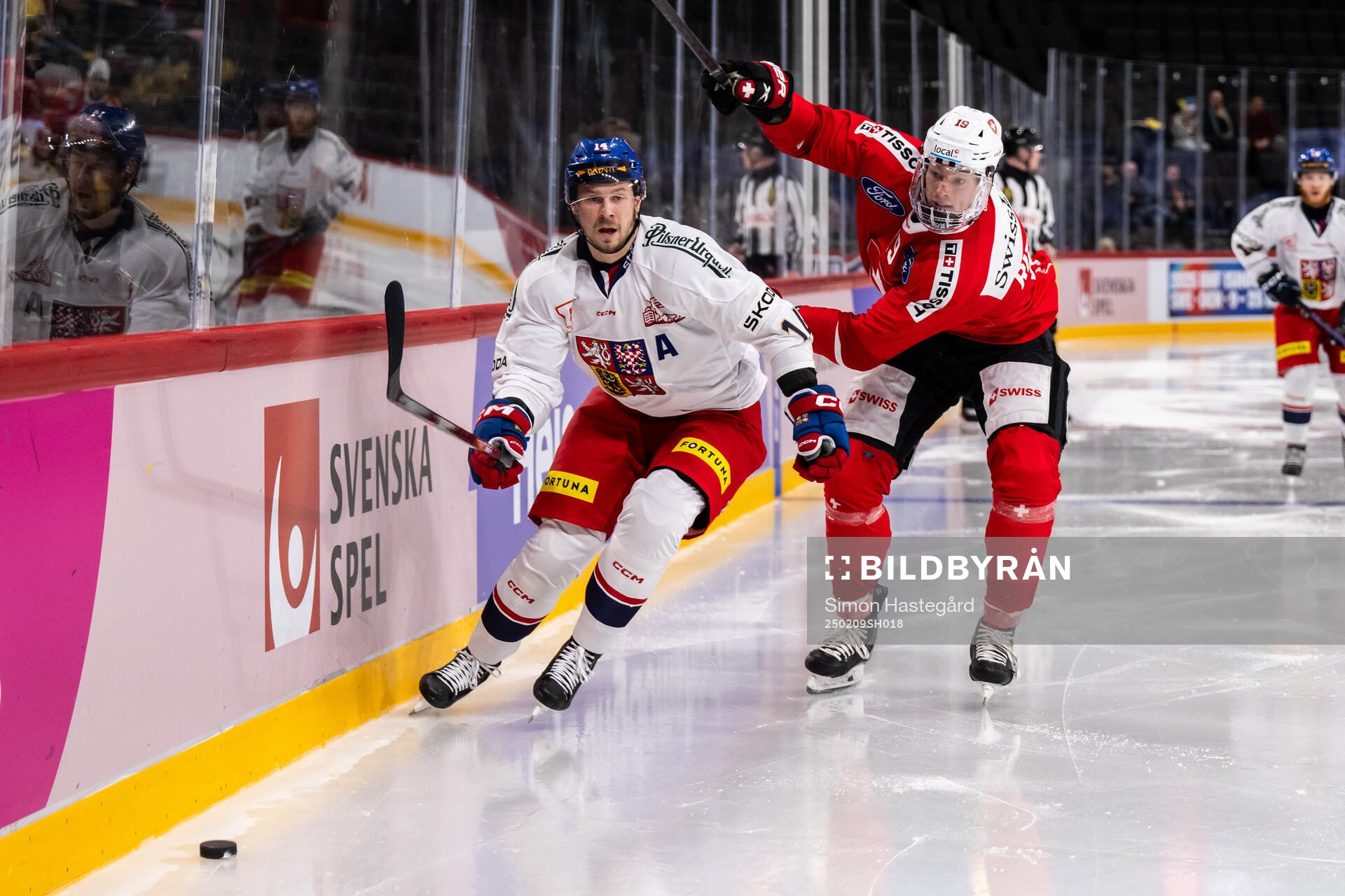 Filip Chlapik of Czech Republic and Fabian Ritzmann of