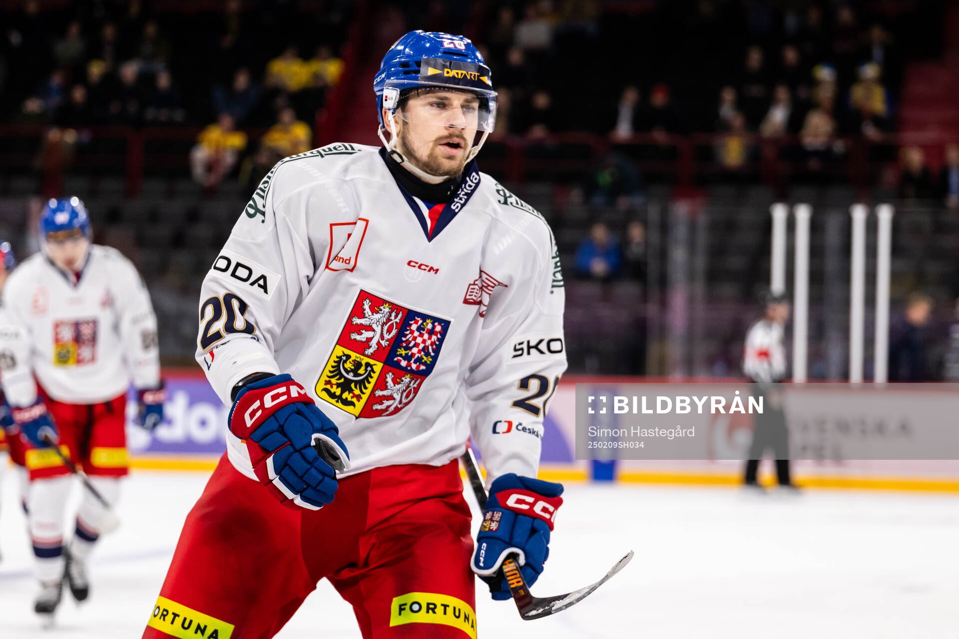 Michal Kunc of Czech Republic celebrates