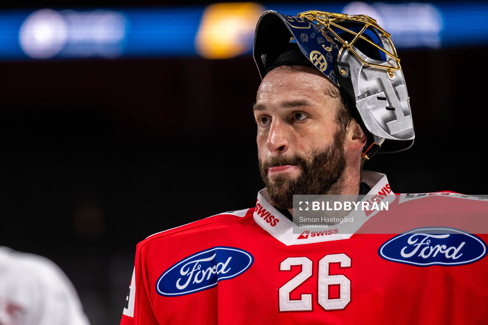 Sandro Aeschlimann of Switzerland looks dejected