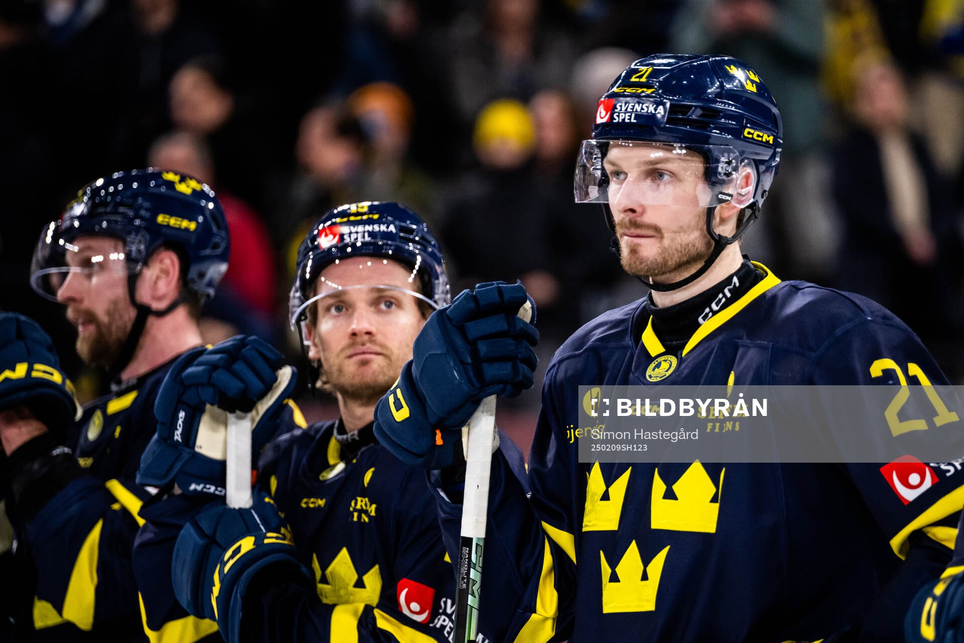Christoffer Ehn of Sweden looks dejected