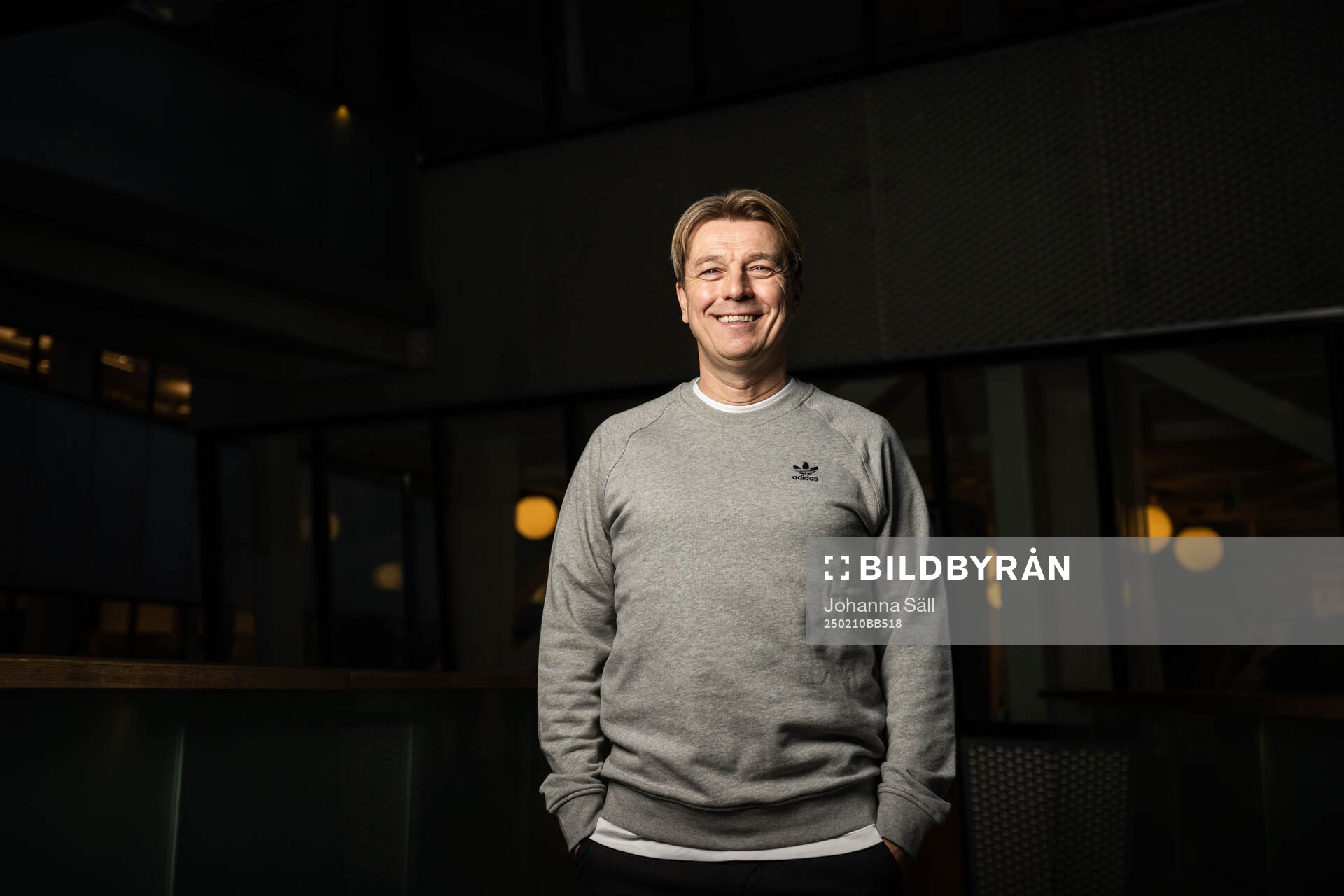 Incoming head coach Tony Gustavsson of Sweden poses for a portrait during a press conference on February 10, 2025 in Stockholm.
