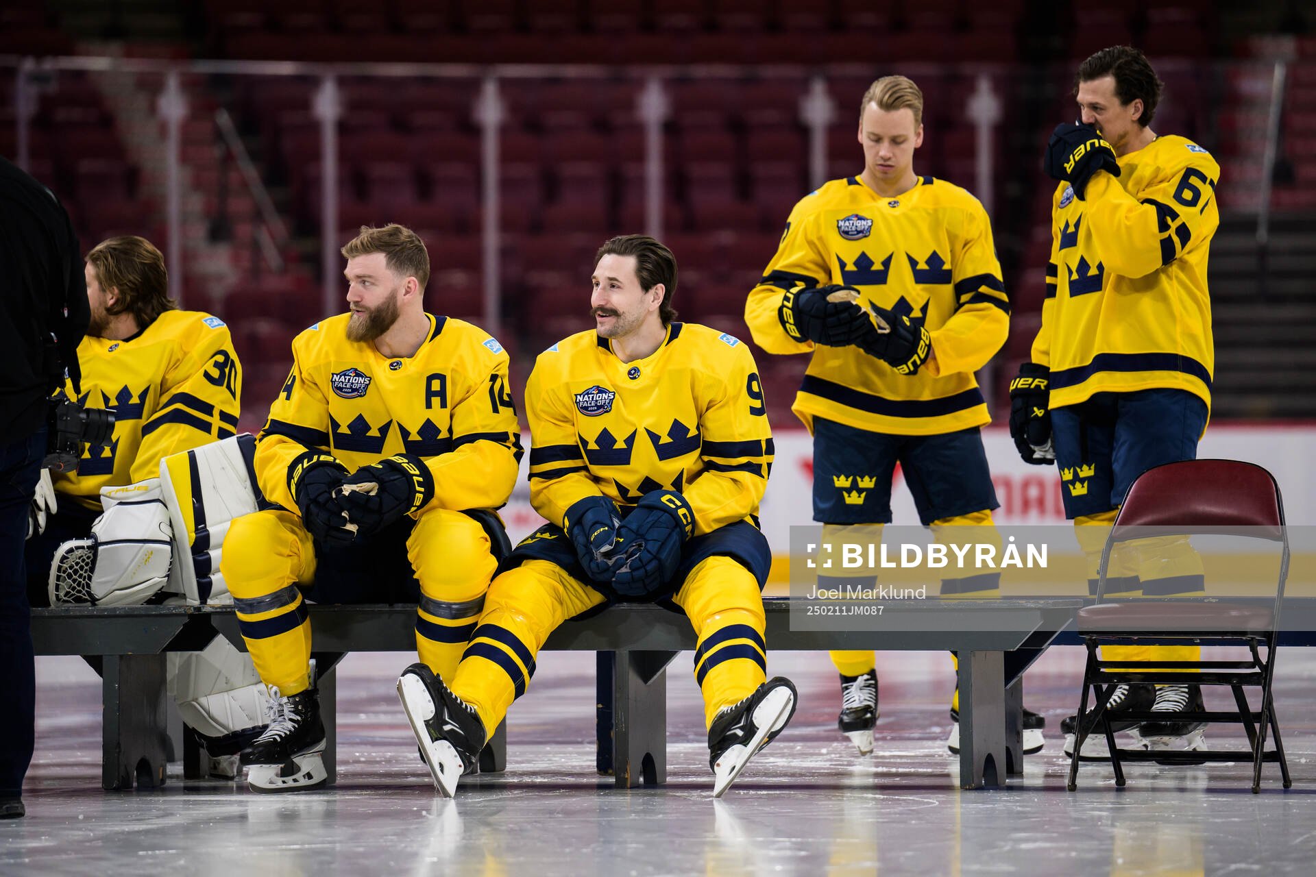 Mattias Ekholm, Filip Forsberg, Jesper Bratt and Rickard