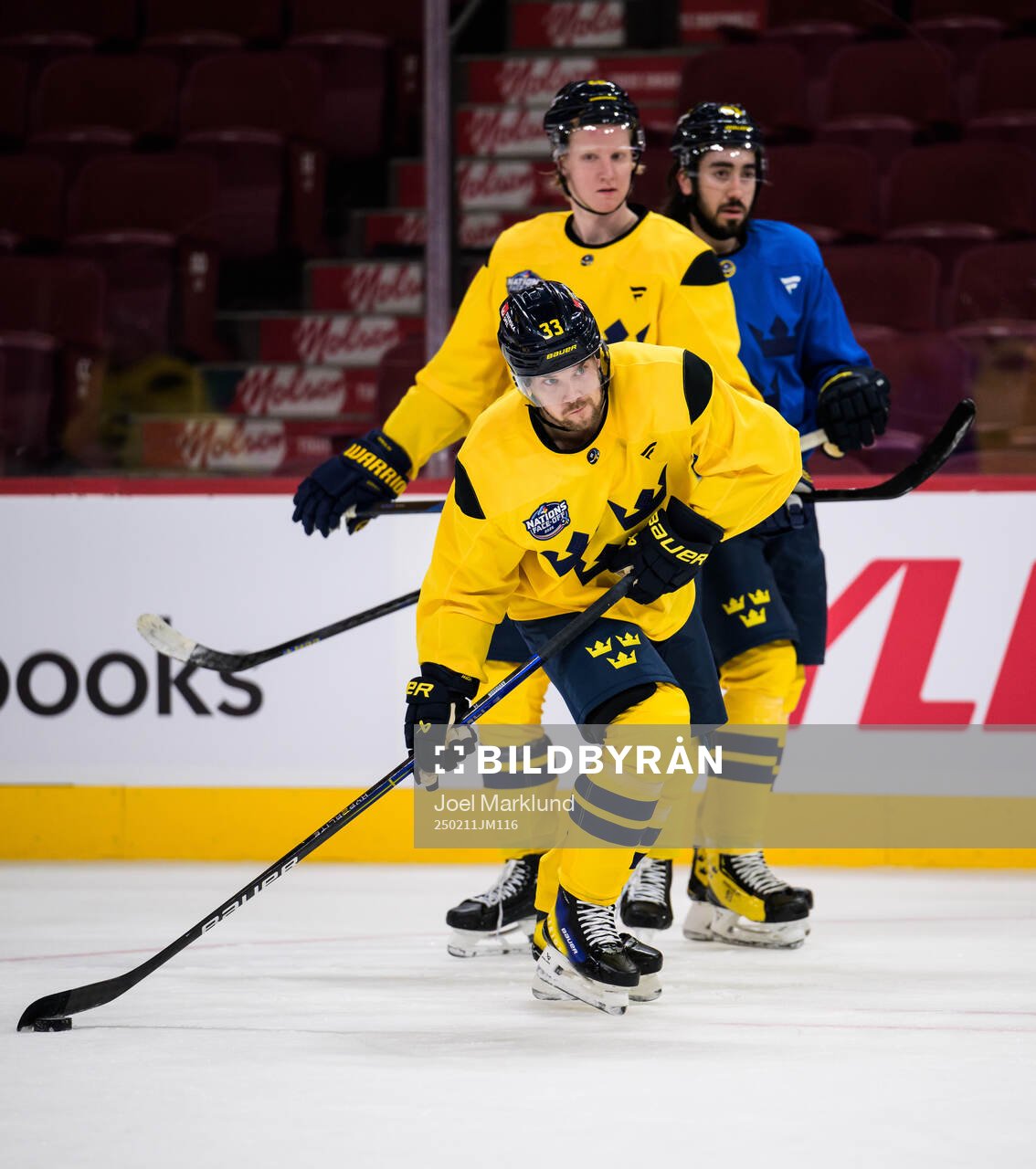 Viktor Arvidsson of Sweden at a practice session