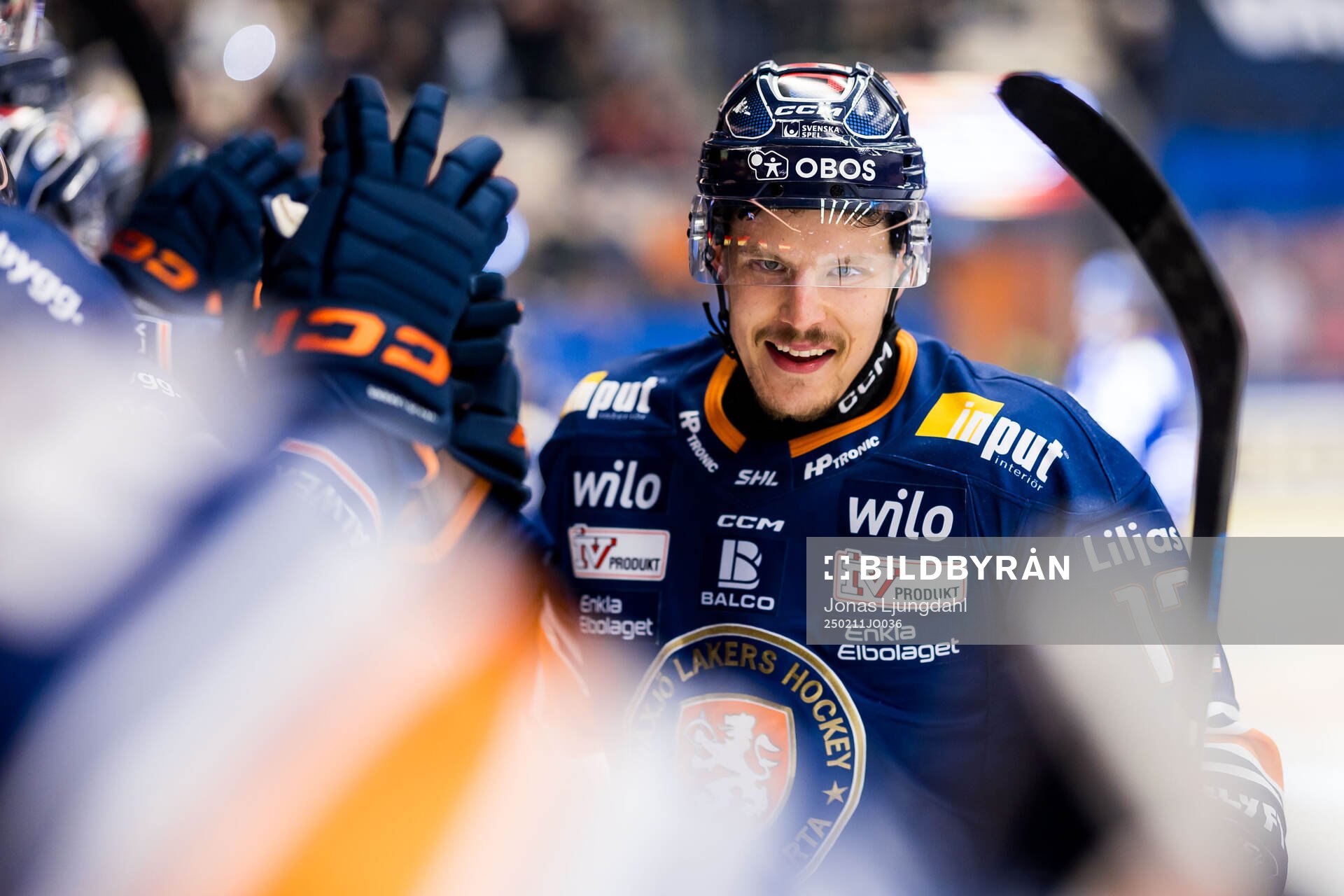 Växjös Otto Koivula jublar