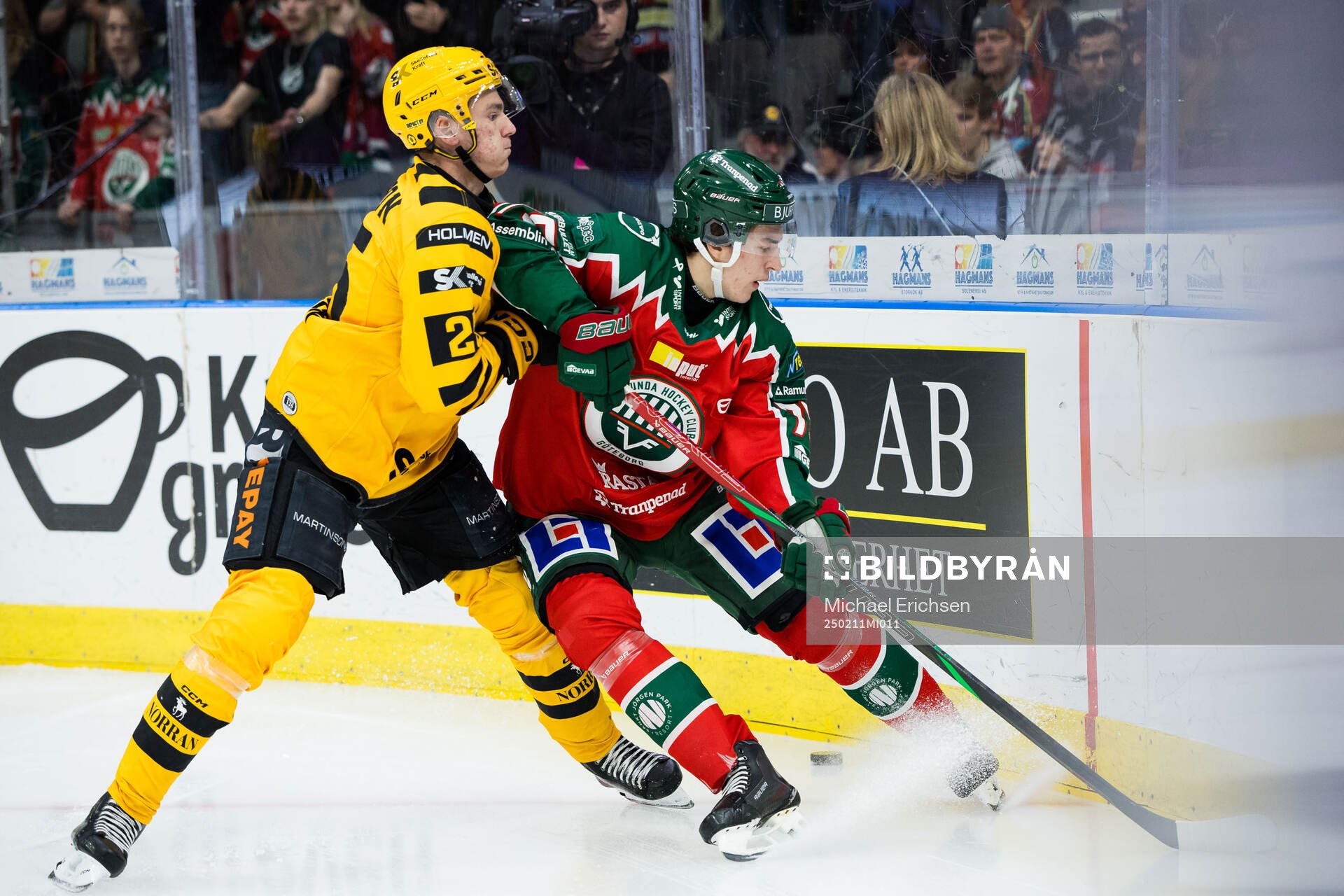 Skellefteås Pontus Johansson och Frölundas David Edstrom