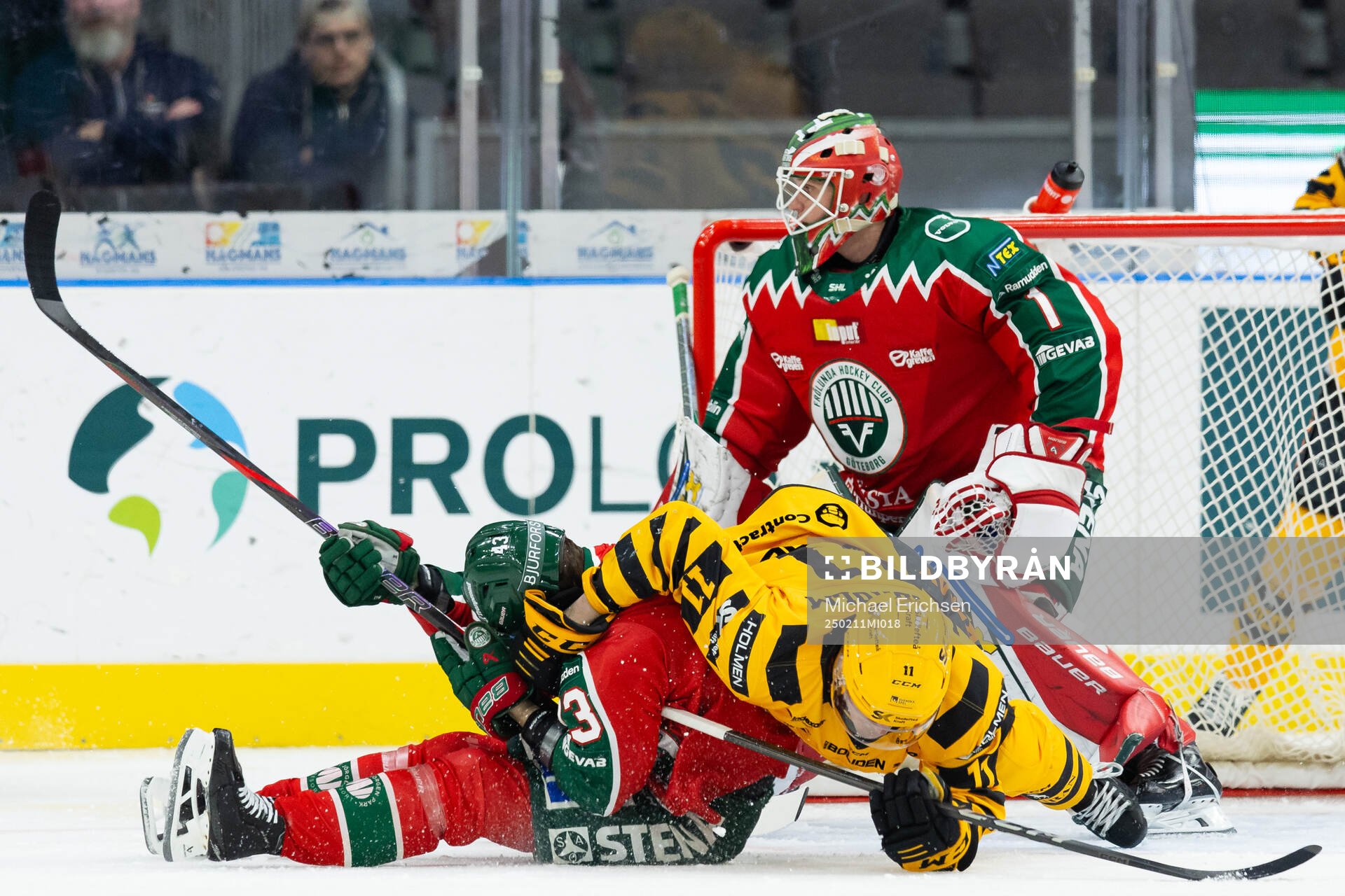 Frölundas Tom Nilsson och Skellefteås Pär Lindholm