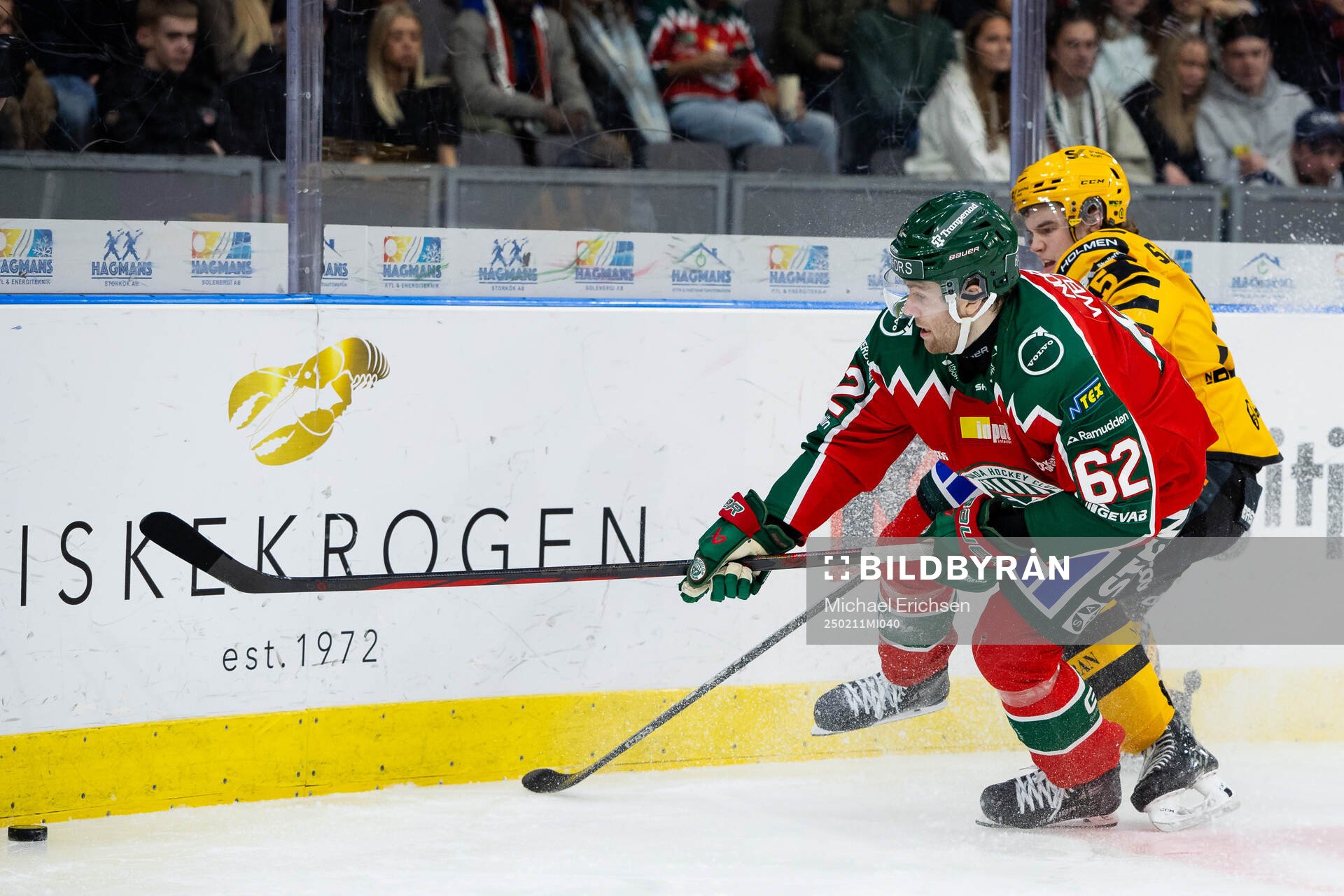 Frölundas Wiktor Nilsson och Skellefteås Axel Sandin