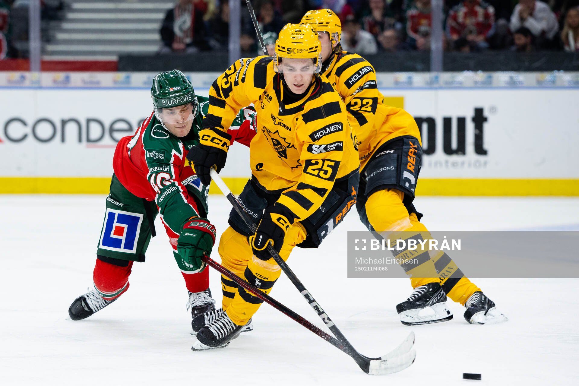 Frölundas Jacob Peterson och Skellefteås Pontus Johansson
