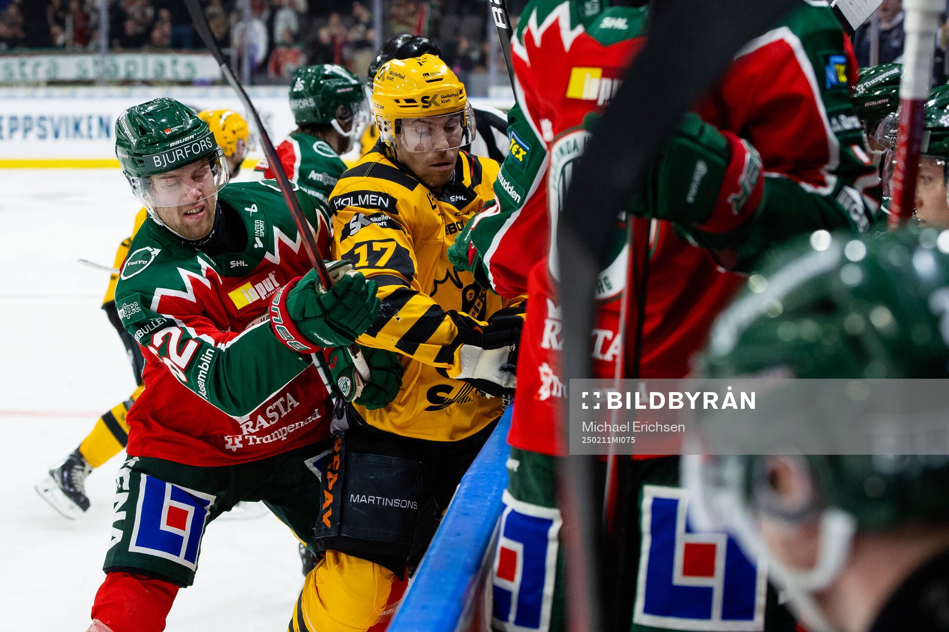 Frölundas Wiktor Nilsson och Skellefteås Pär Lindholm