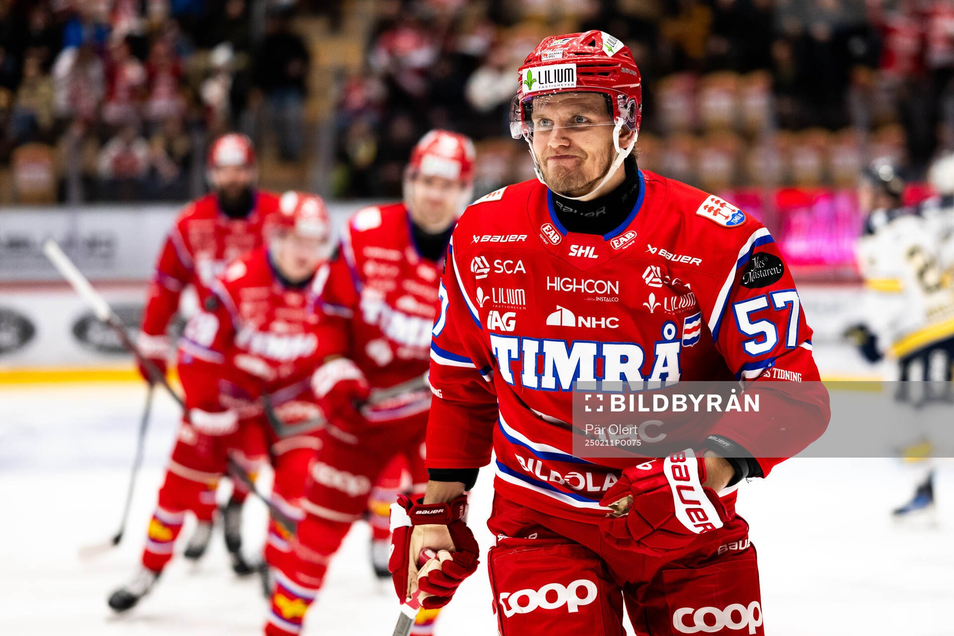 Timrås Anton Wedin jublar