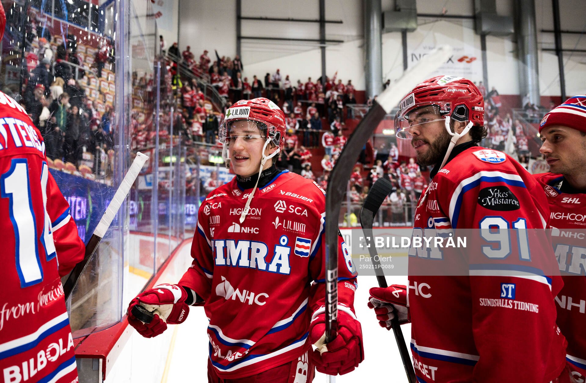 Timrås Oliver Kapanen jublar