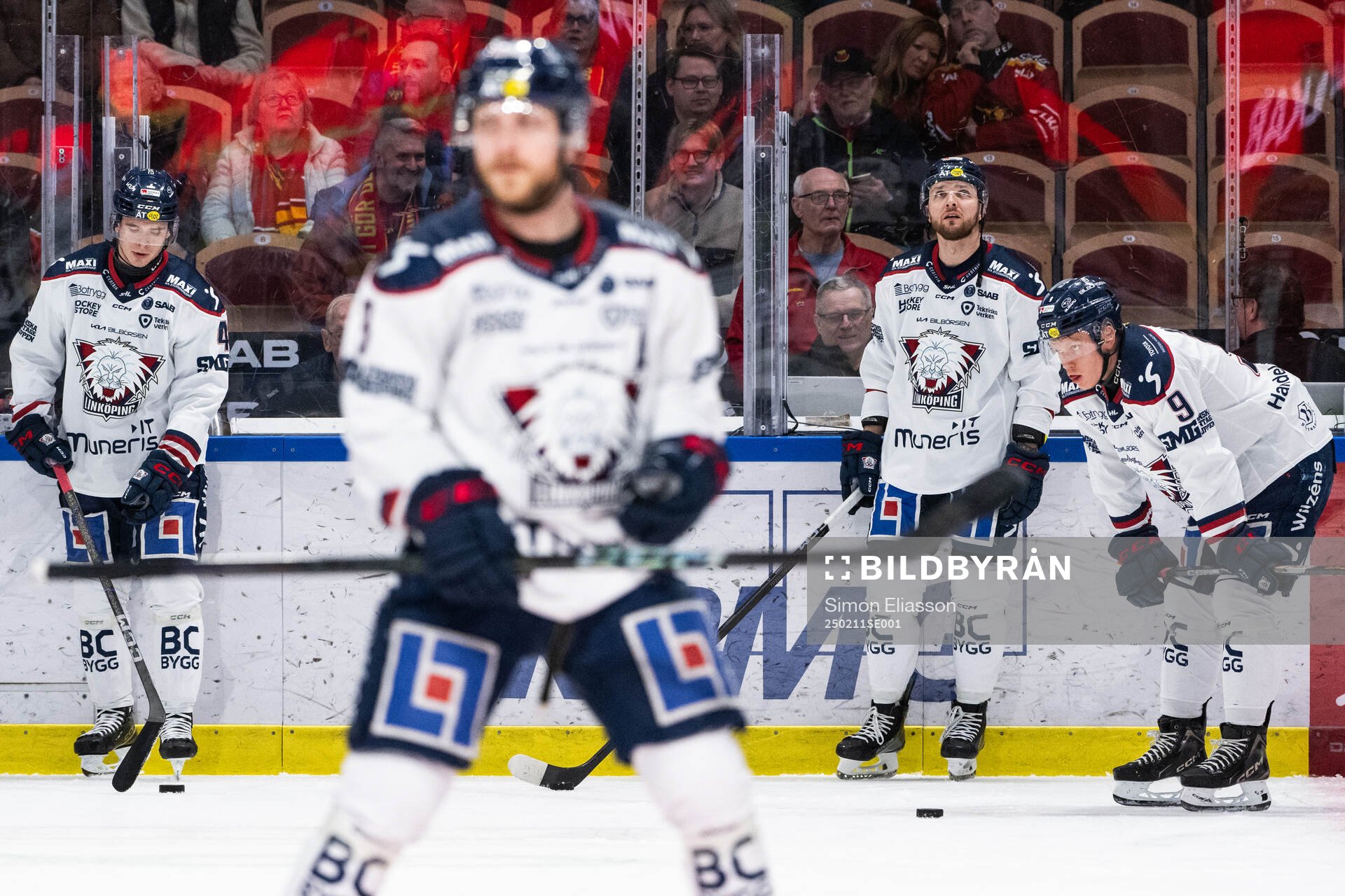 Linköpings Robin Kovacs och lagkamrater