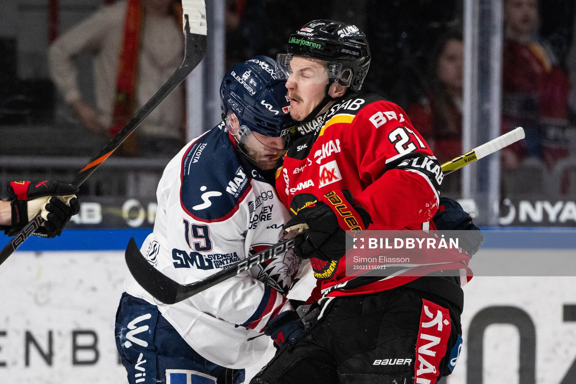  Linköpings Patrick Russell och Luleås Oskari Laaksonen