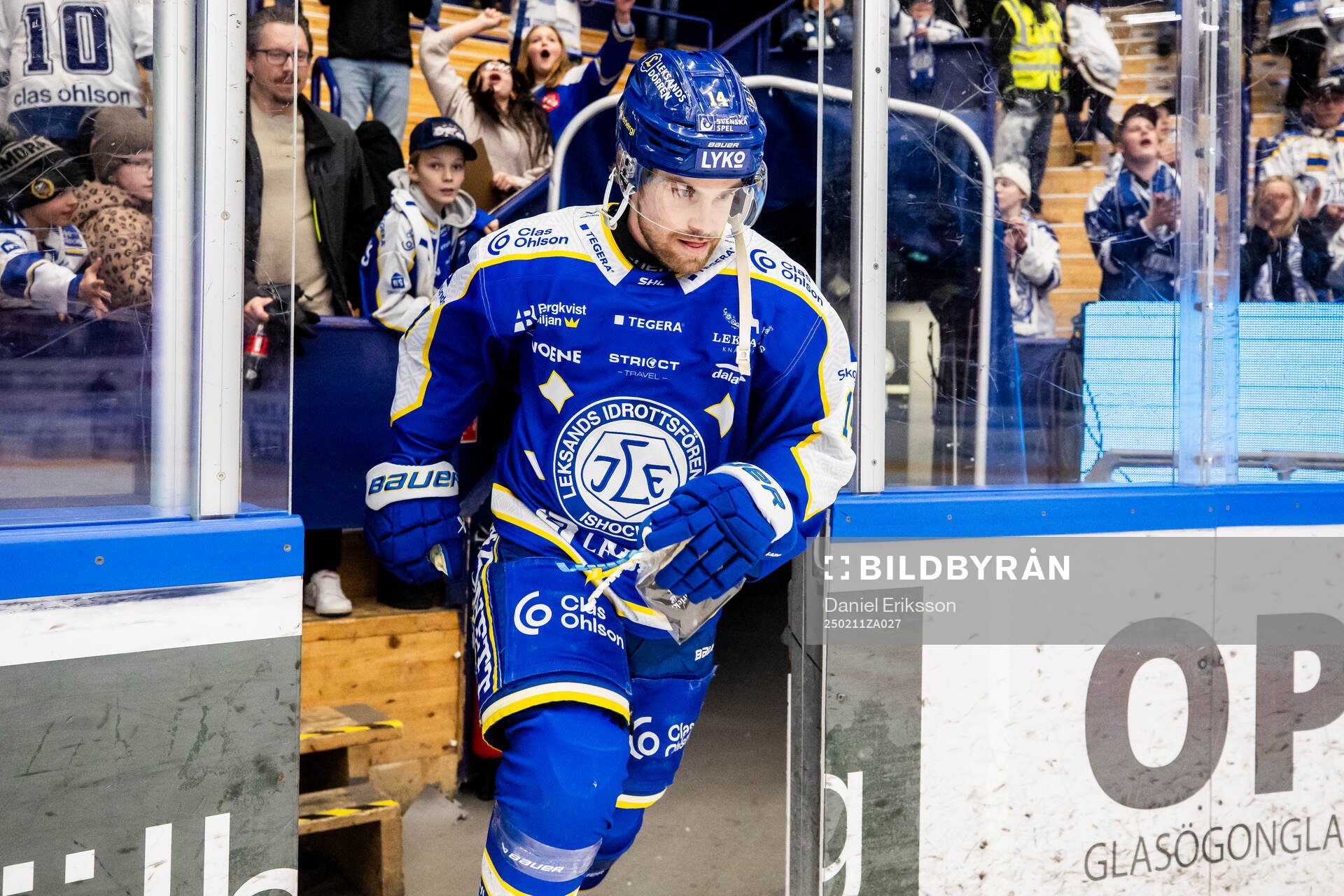 Leksands Oskar Lang utsedd till matchens krigare