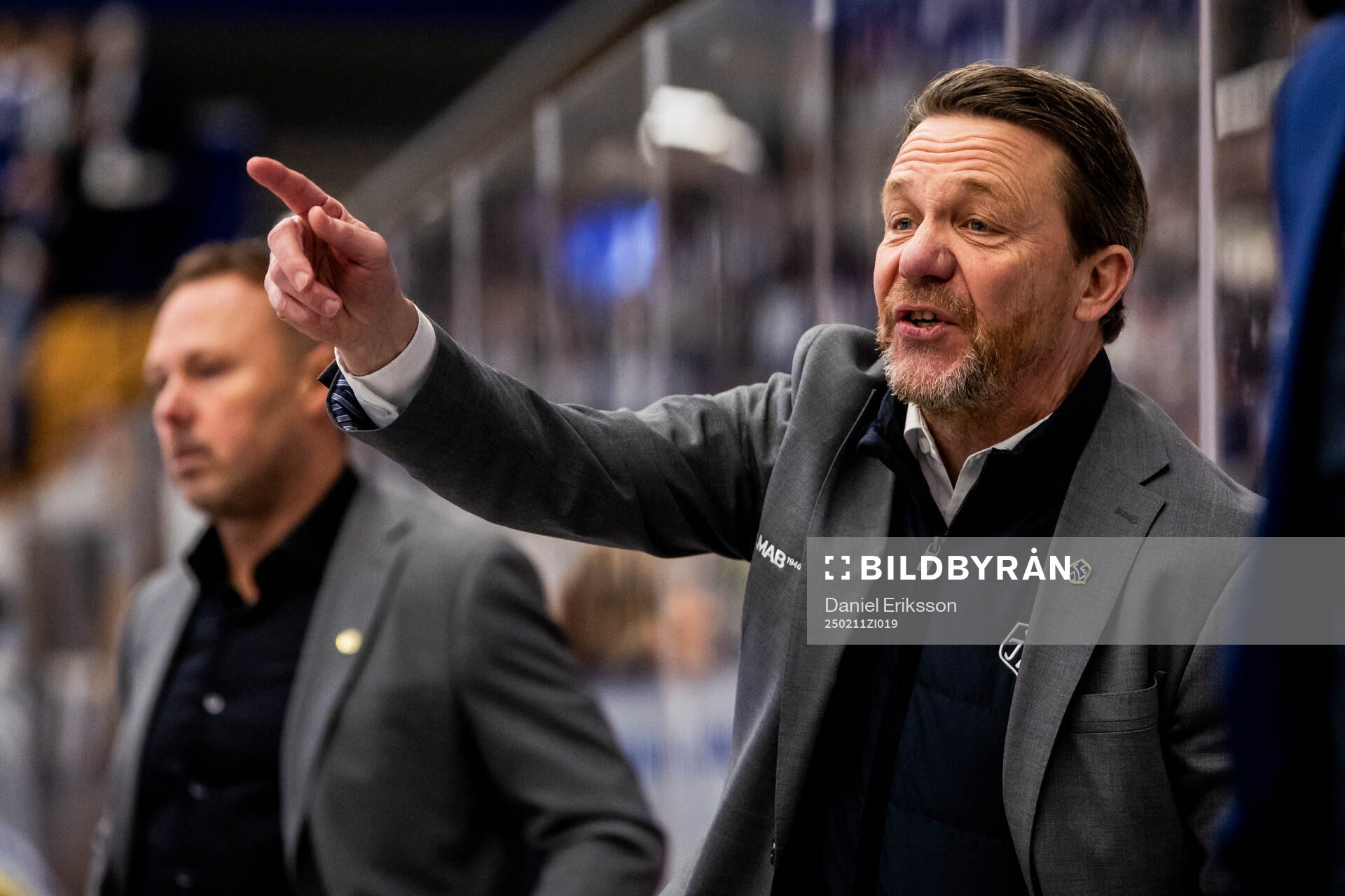Leksands tränare Charles Berglund