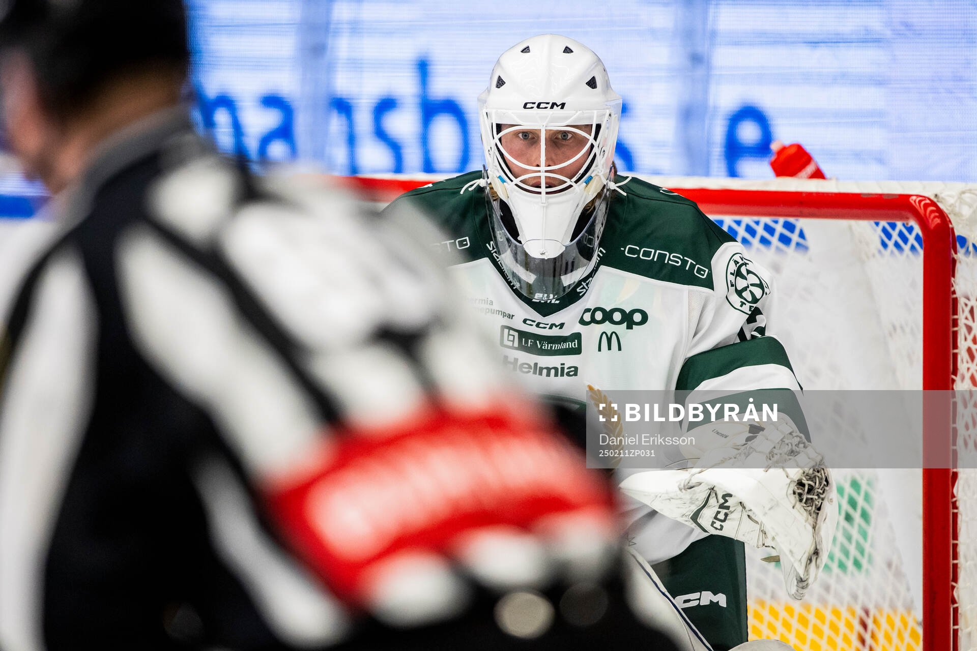 Färjestads målvakt Anders Lindbäck