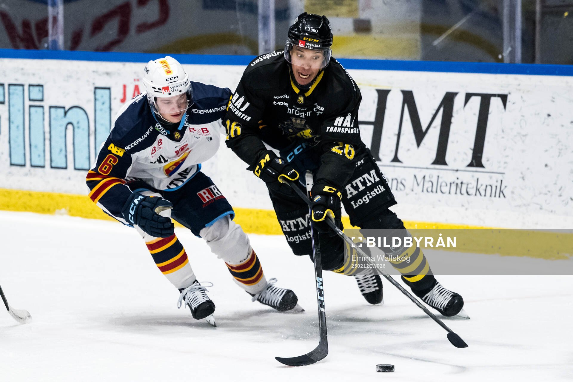 Djurgårdens Mattias Hävelid och AIKs Oscar Nord