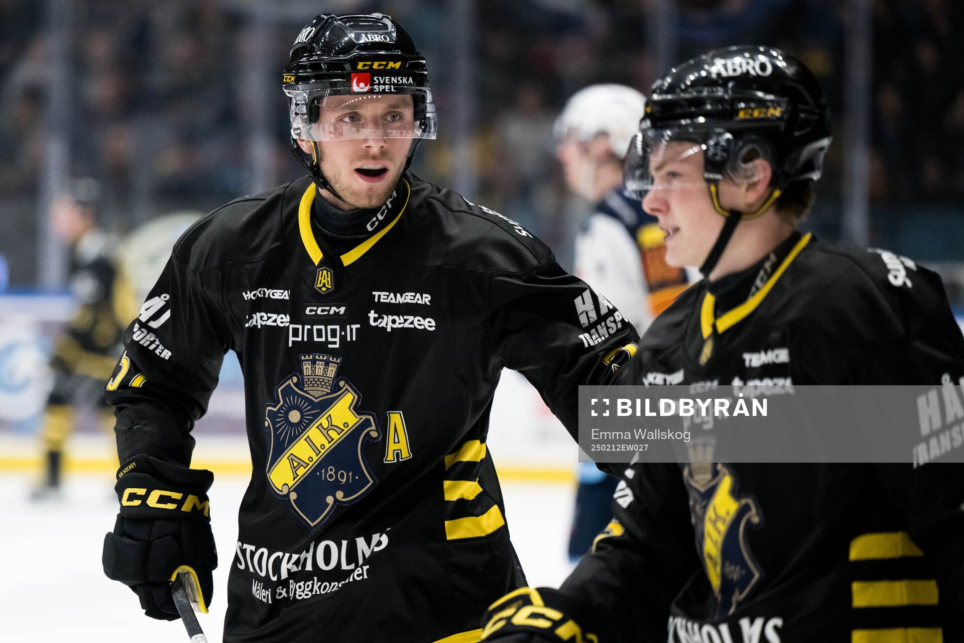 AIKs Alfred Barklund och Theo Hårdstam