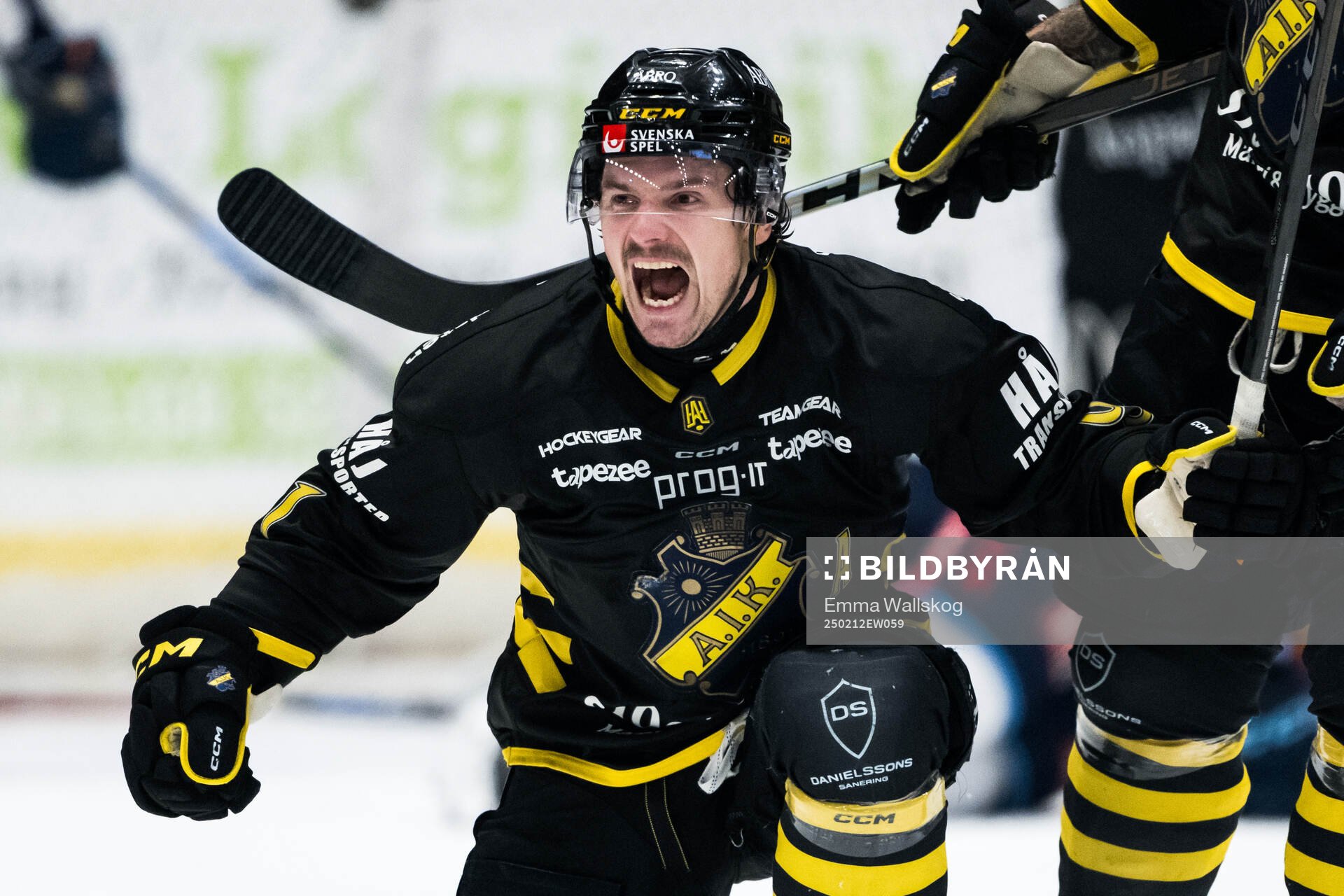 AIKs Gerry Fitzgerald jublar