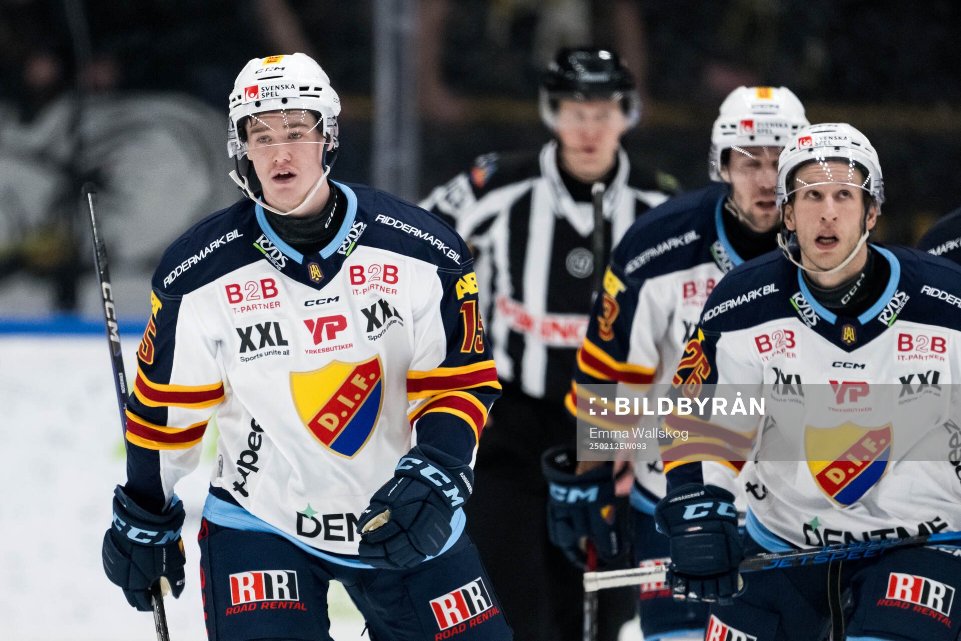 Djurgårdens Filip Eriksson jublar