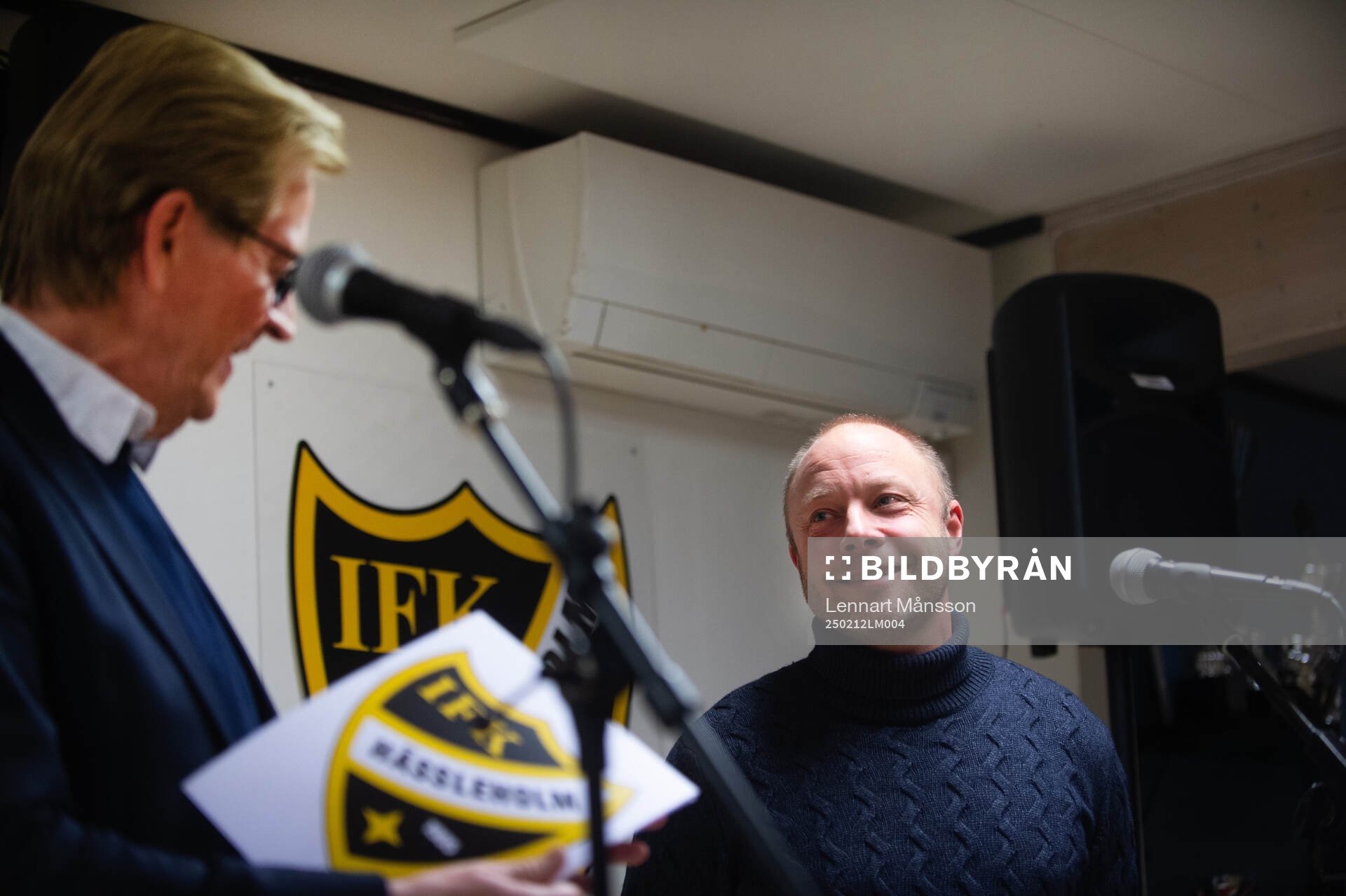 Anders Andersson besöker IFK Hässleholms Fotbollskafé och