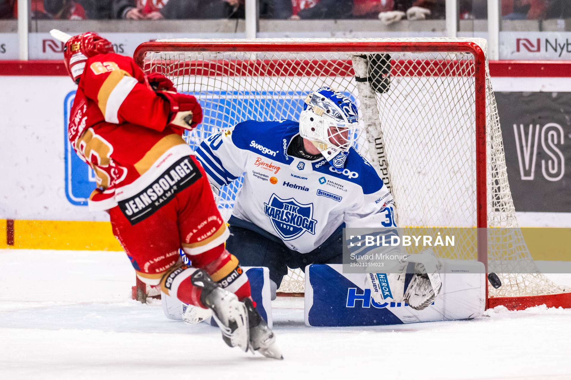 Kalmars Matt Fonteyne och Karlskogas Samuel Jonsson