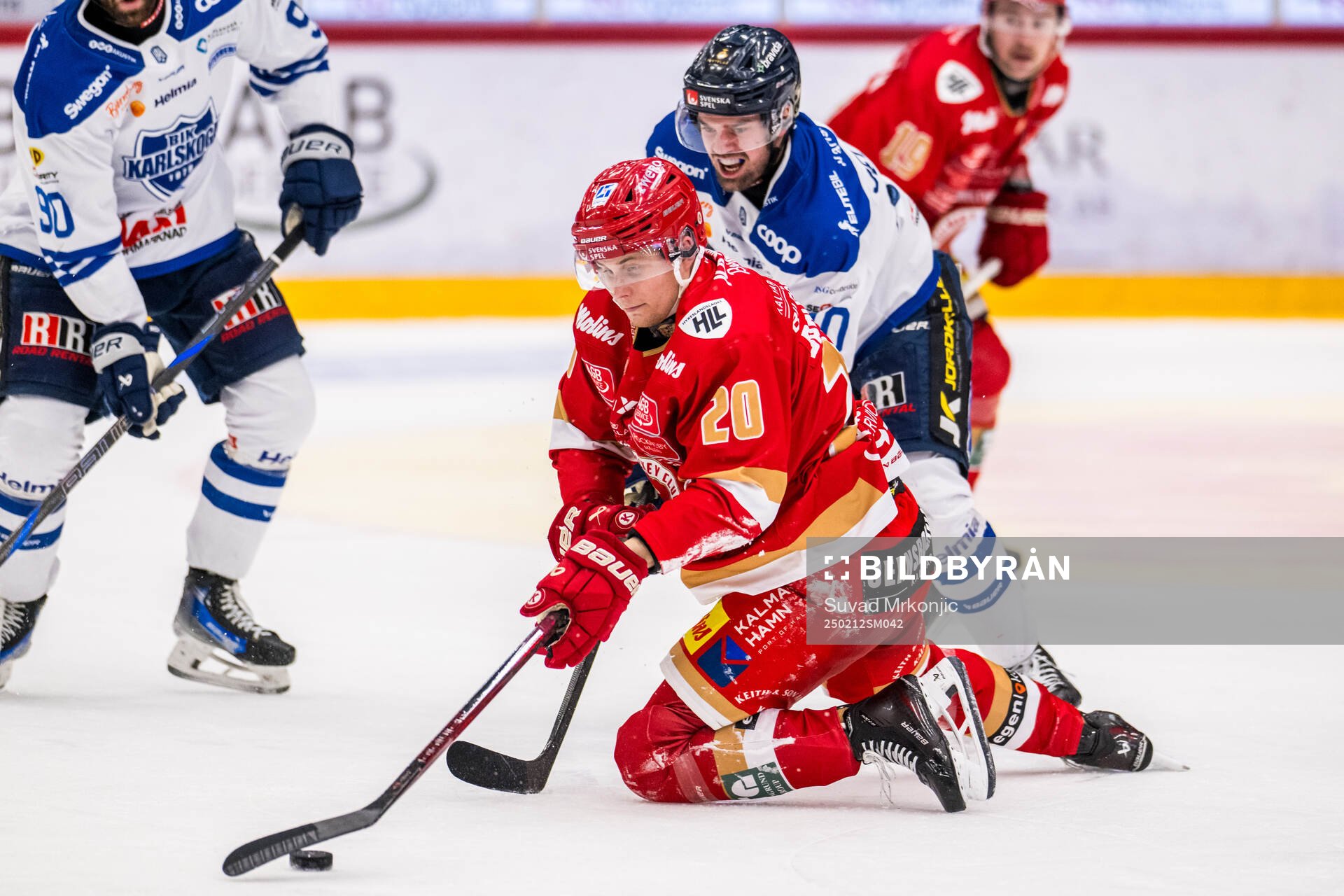 Kalmars John Dahlström och Karlskogas Kalle Jellvert