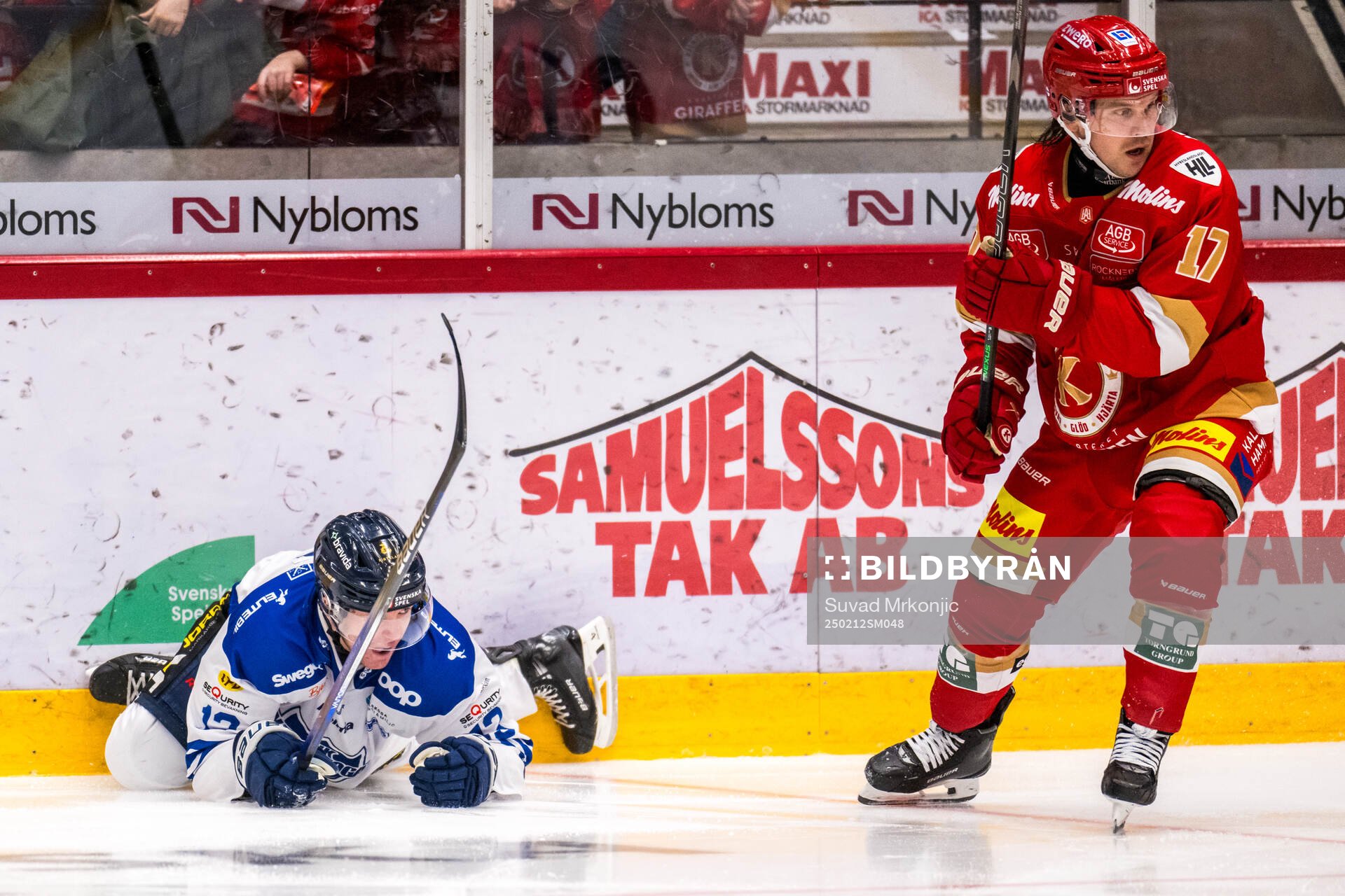 Karlskogas Hampus Plato och Kalmars Kalle Maalahti