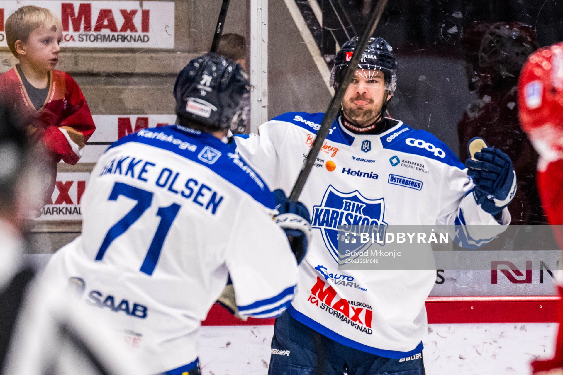 Karlskogas Kalle Jellvert jublar