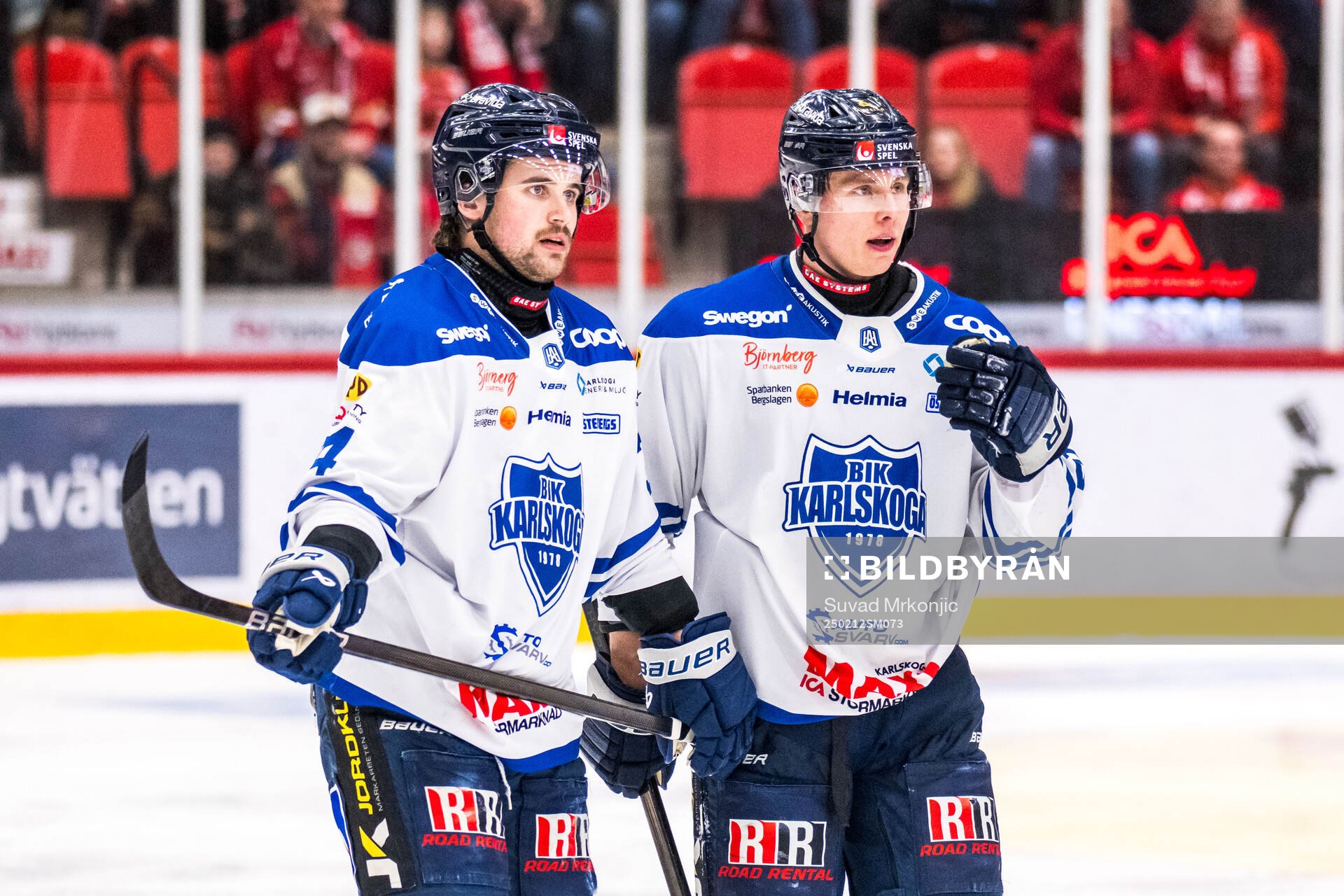 Karlskogas Theodor Pistek och Hampus Plato