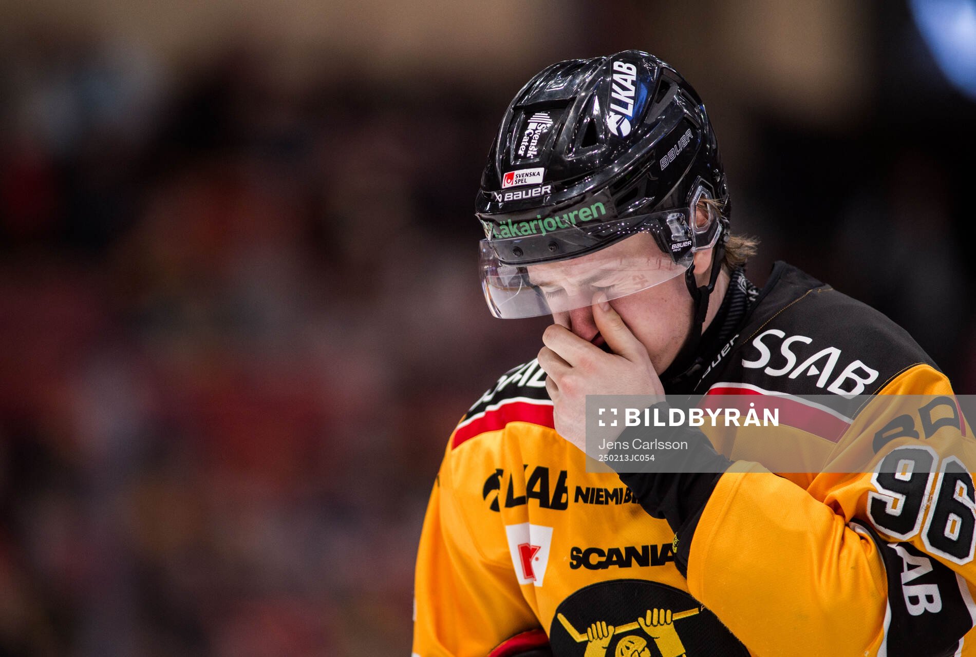 Luleås Pontus Andreasson har ont