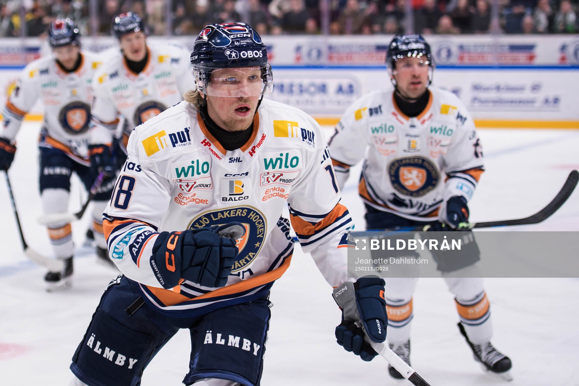 Växjös Marcus Sylvegård jublar