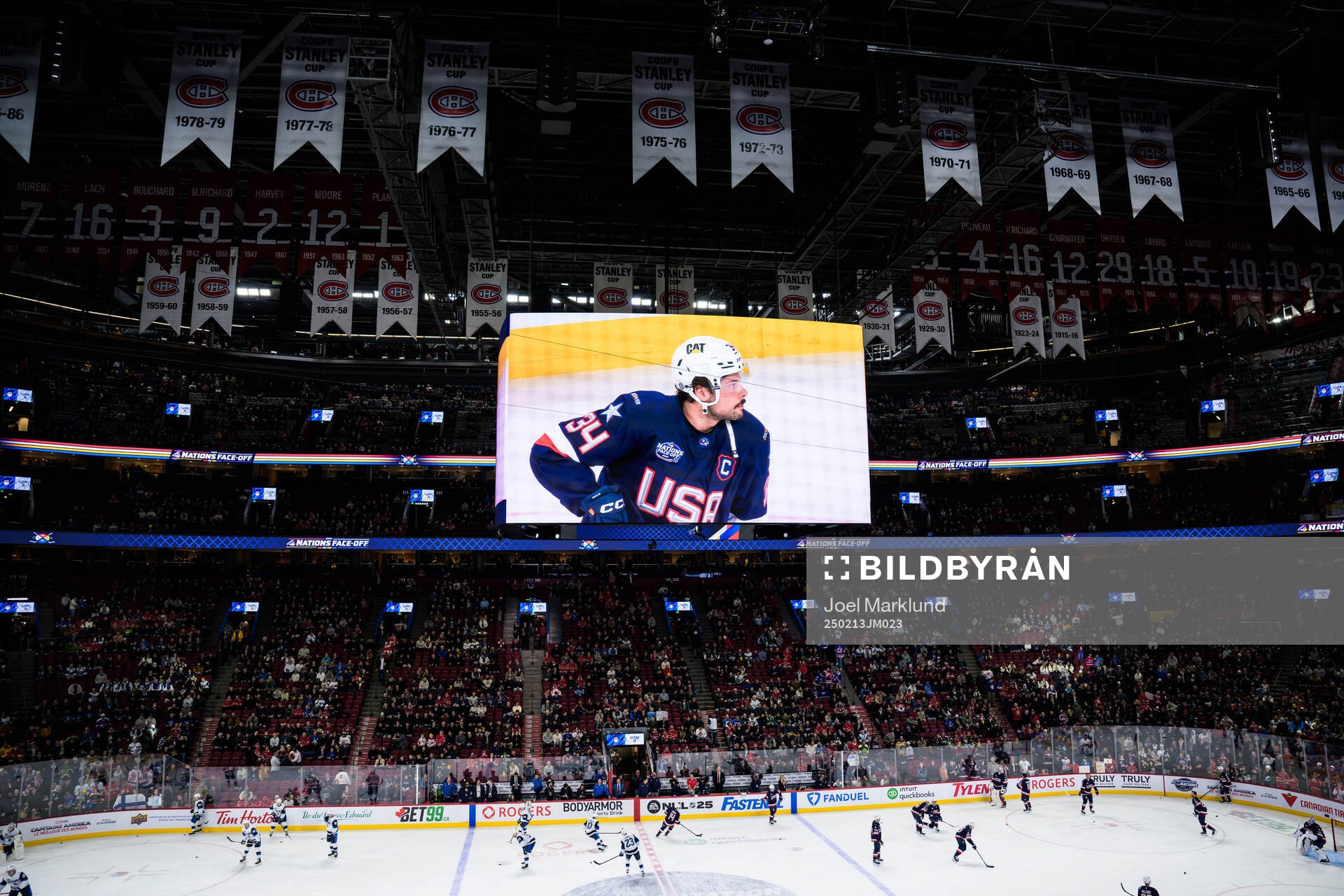 Auston Matthews of USA is seen