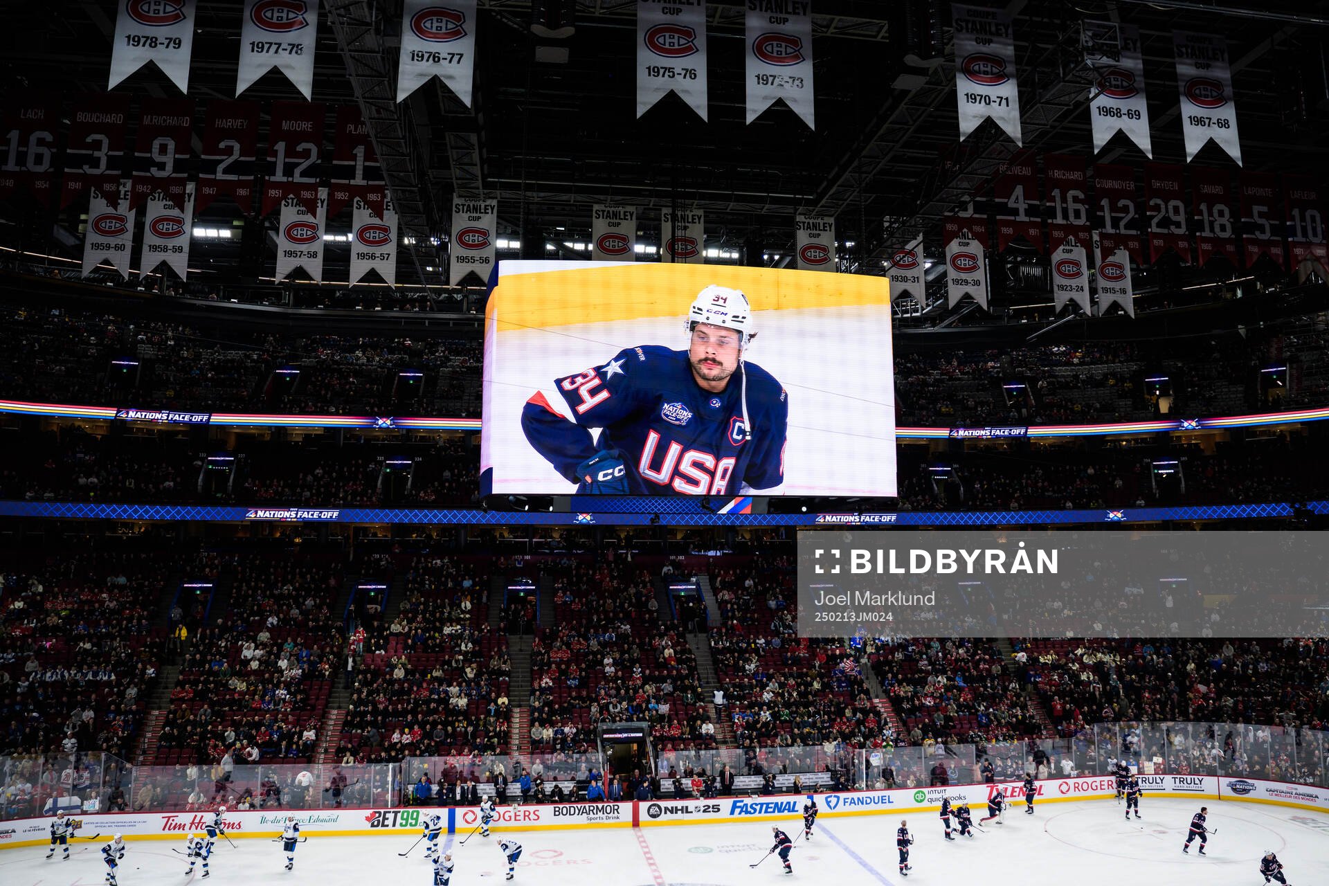 Auston Matthews of USA is seen
