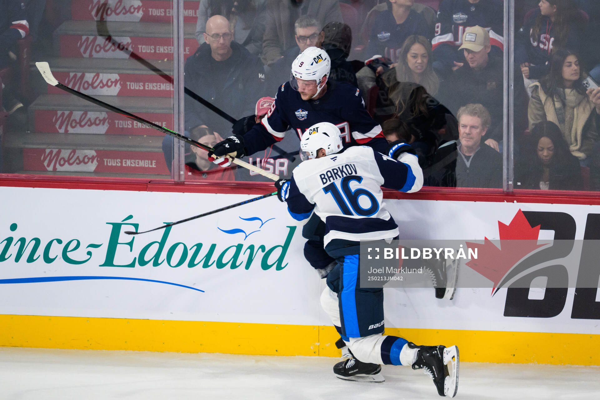 Aleksander Barkov of Finland and Jack Eichel of USA