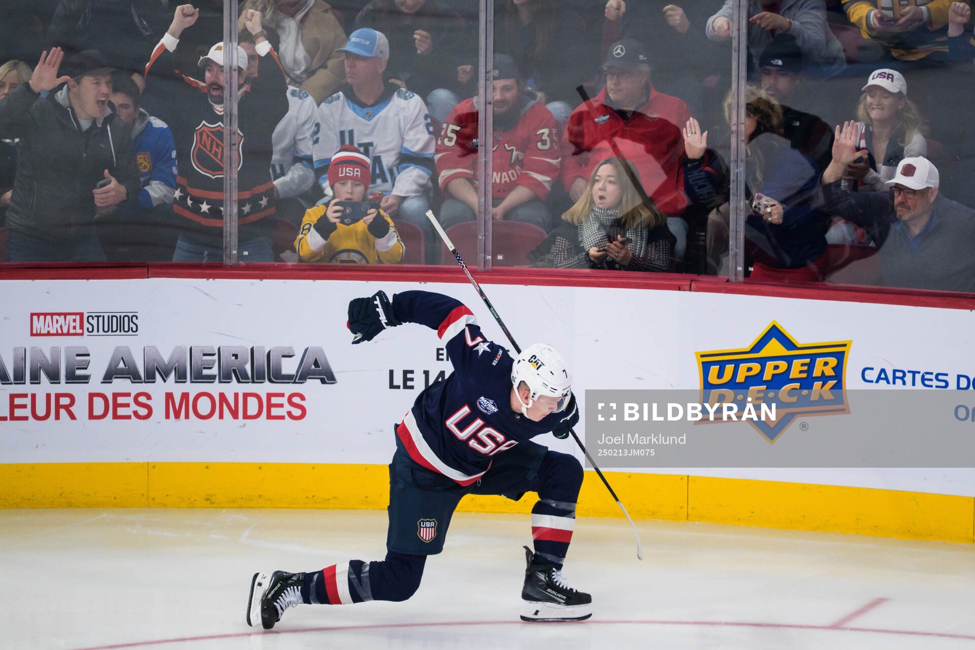 Brady Tkachuk of USA celebrates